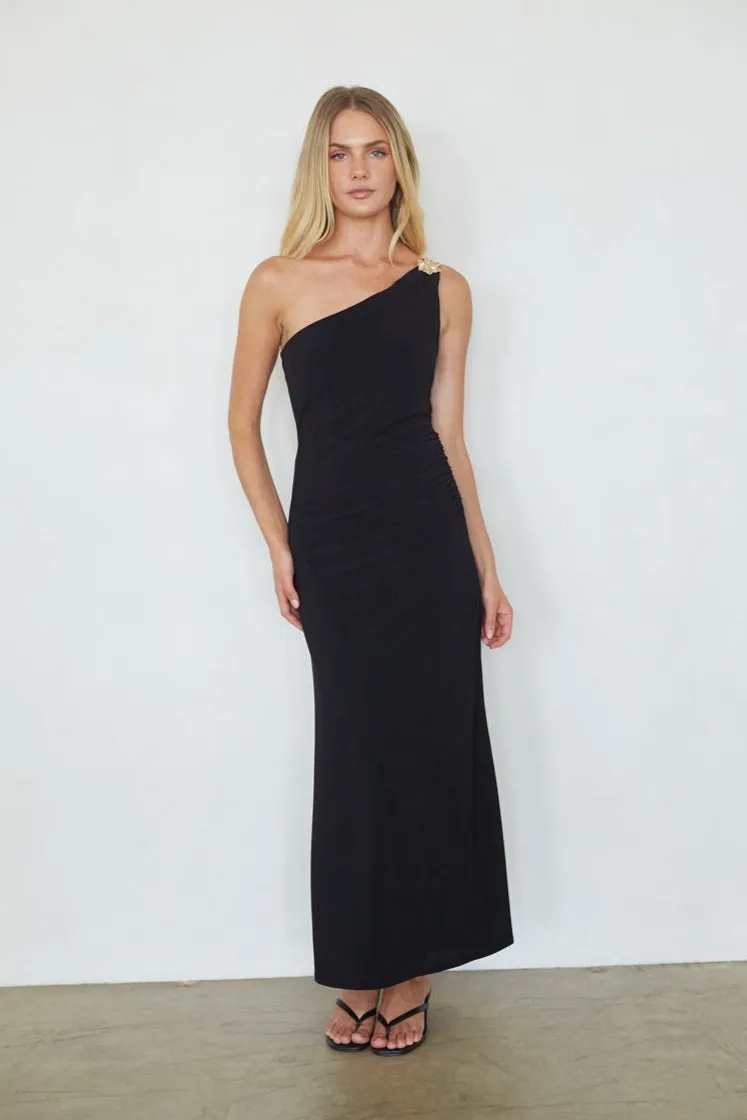 Bixby One Shoulder Maxi Dress light swing