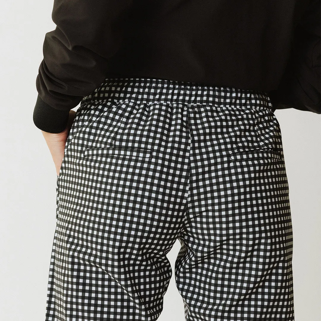 Black Check Jetsetters homewear vibe