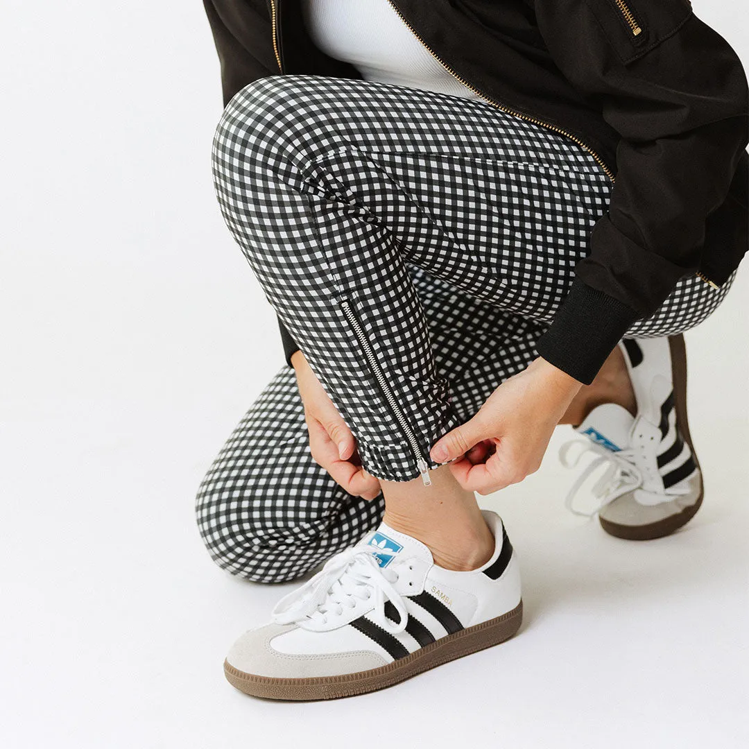 Black Check Jetsetters homewear vibe