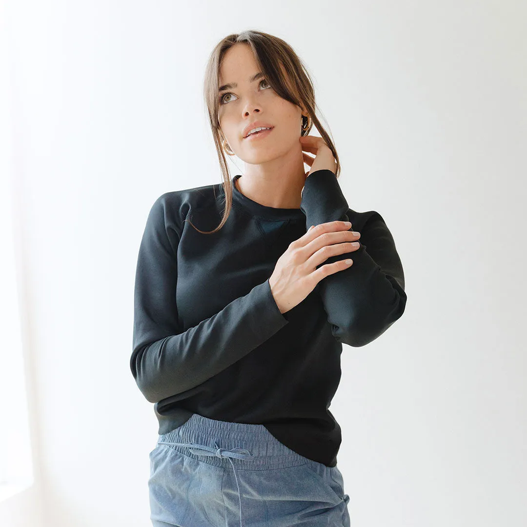 Black Neo Sweatshirt zip mode