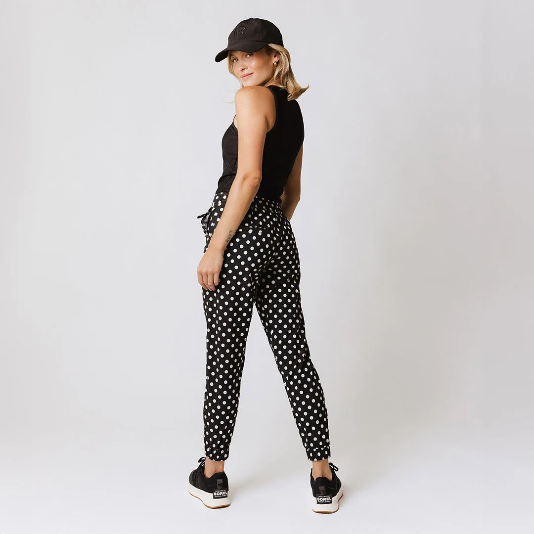 Black Polka Dot Jetsetters light fit