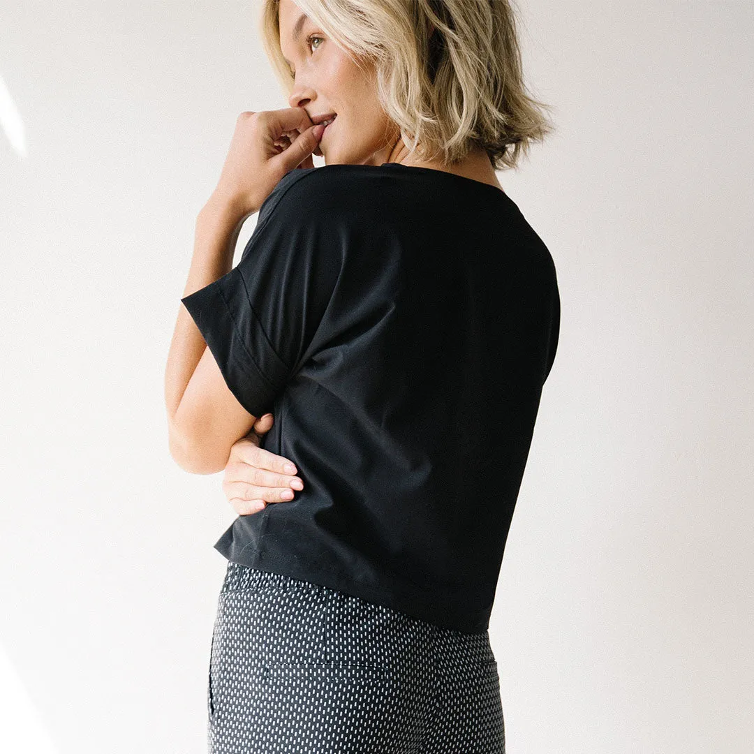 Boss Tee, Black repeat wear