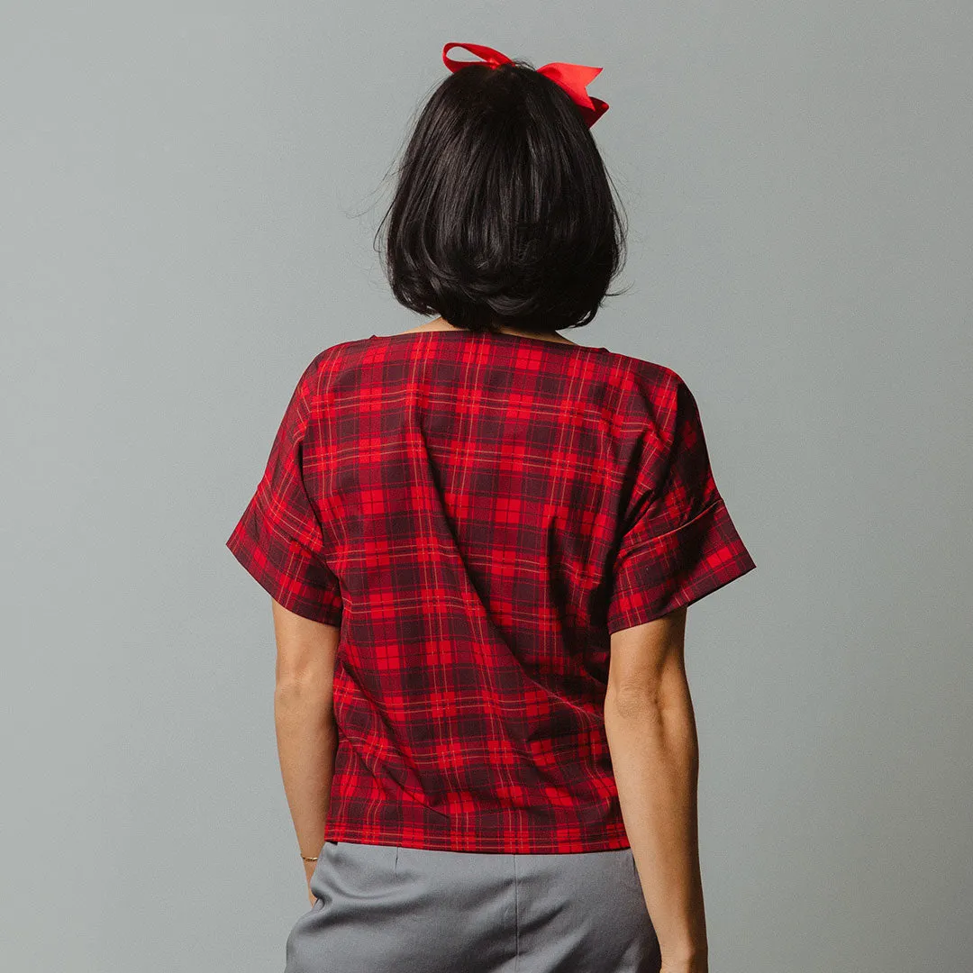 Boss Tee, Frasier Plaid grey base
