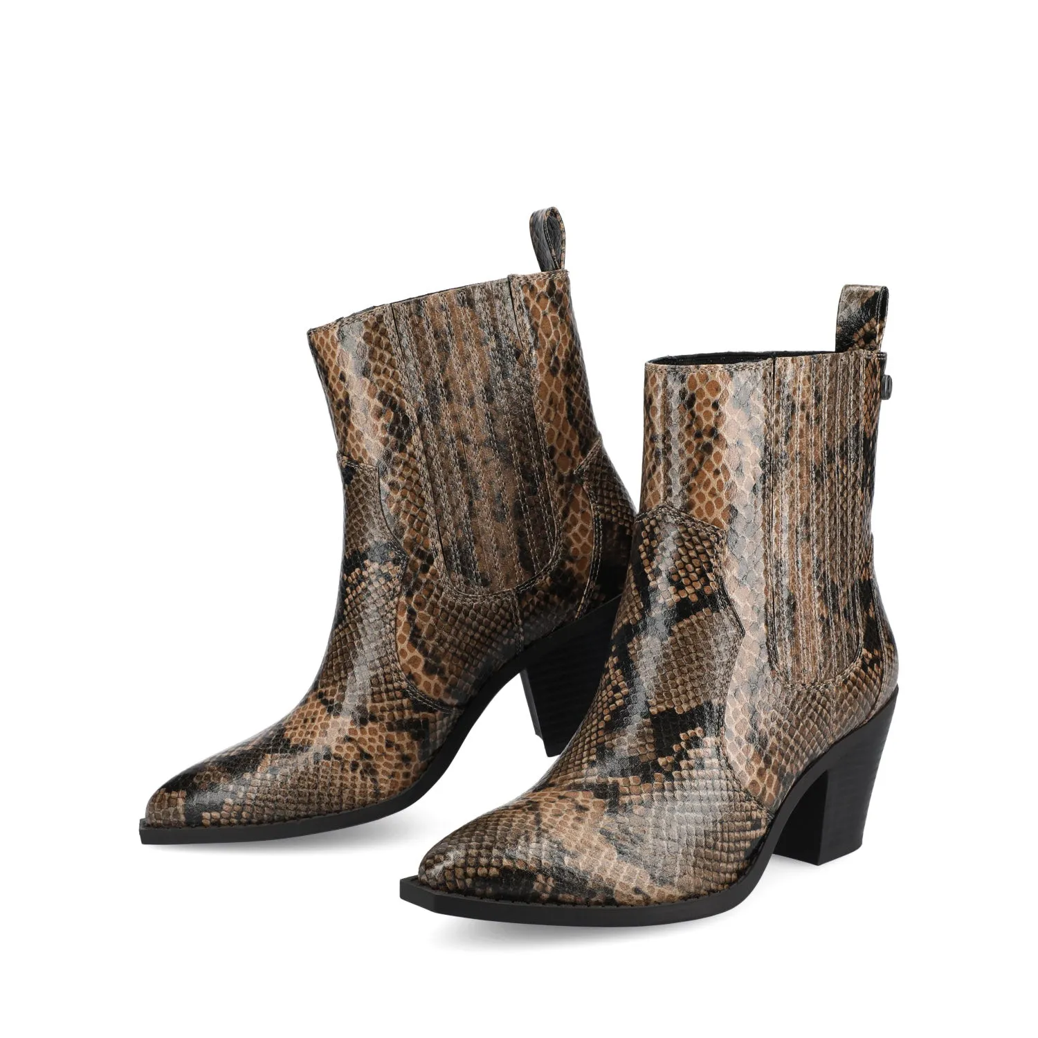 BRAYLEE WESTERN ANKLE BOOTIES skirt pair