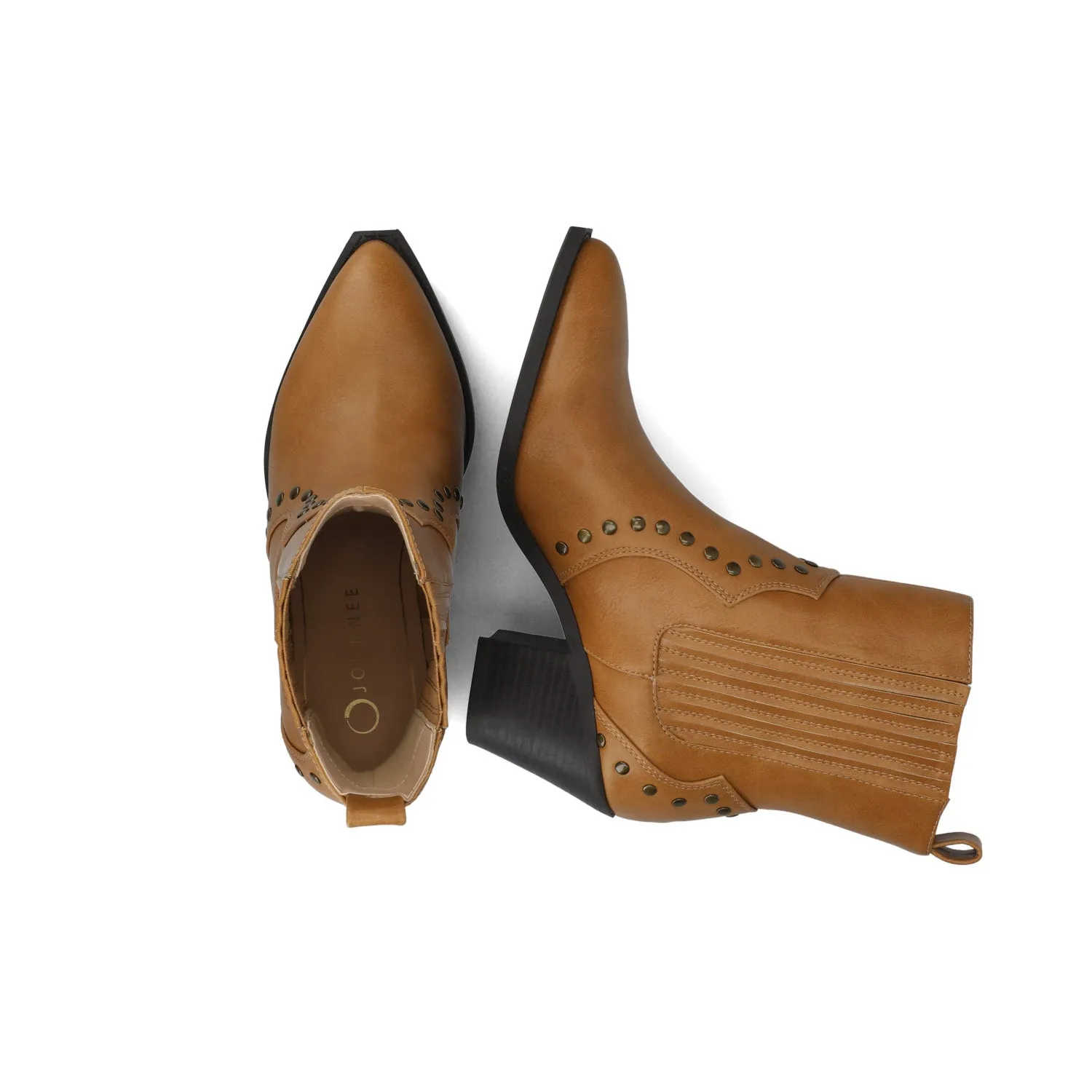 BRAYLEE WESTERN ANKLE BOOTIES skirt pair