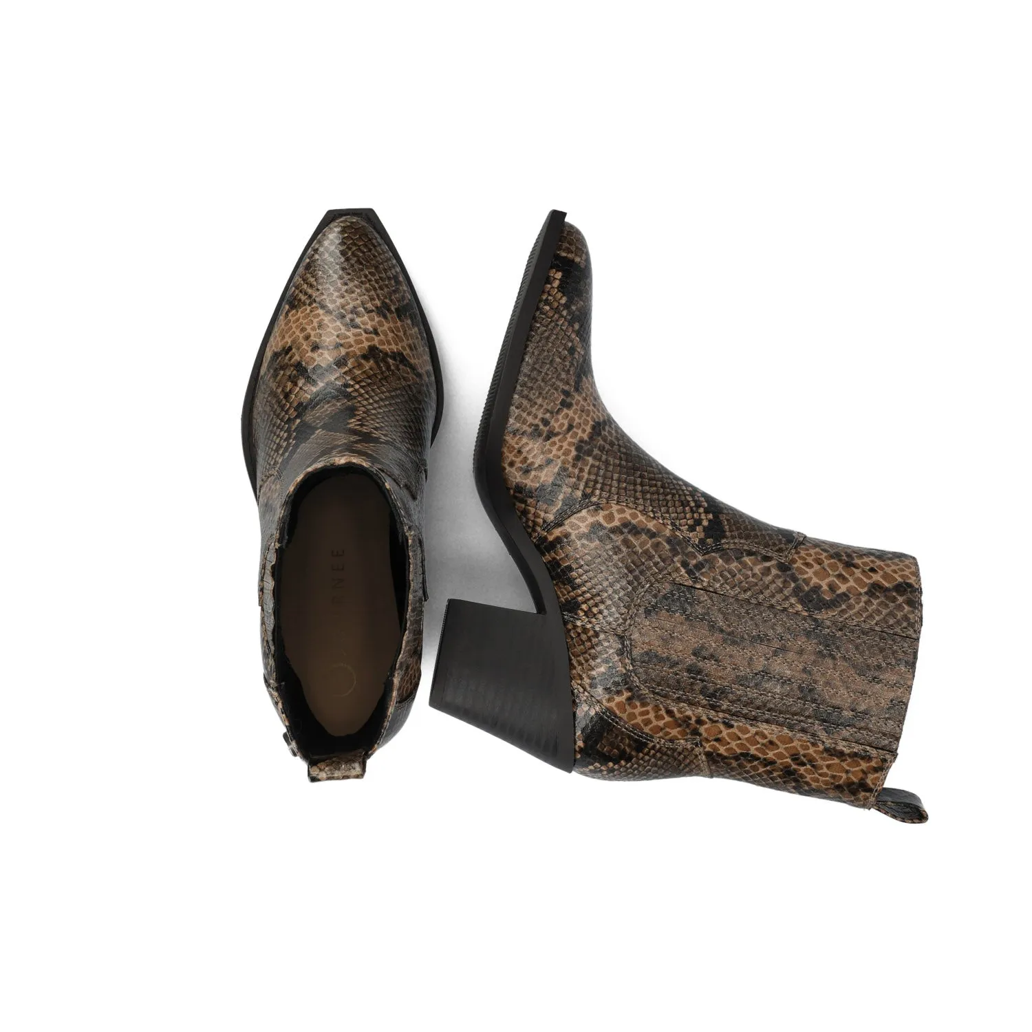 BRAYLEE WESTERN ANKLE BOOTIES skirt pair