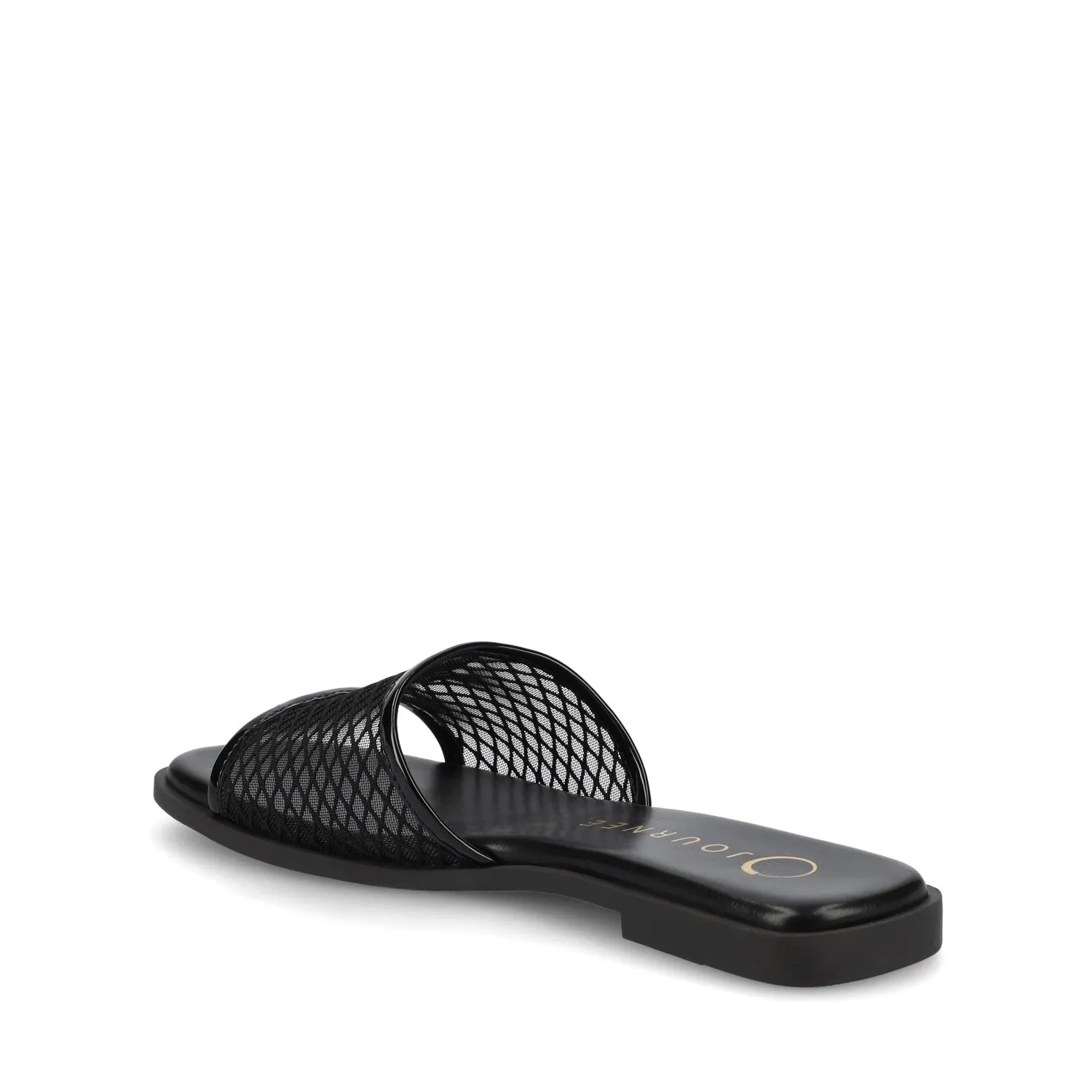 BRECKLEY SLIDE SANDALS IN MESH slow pace