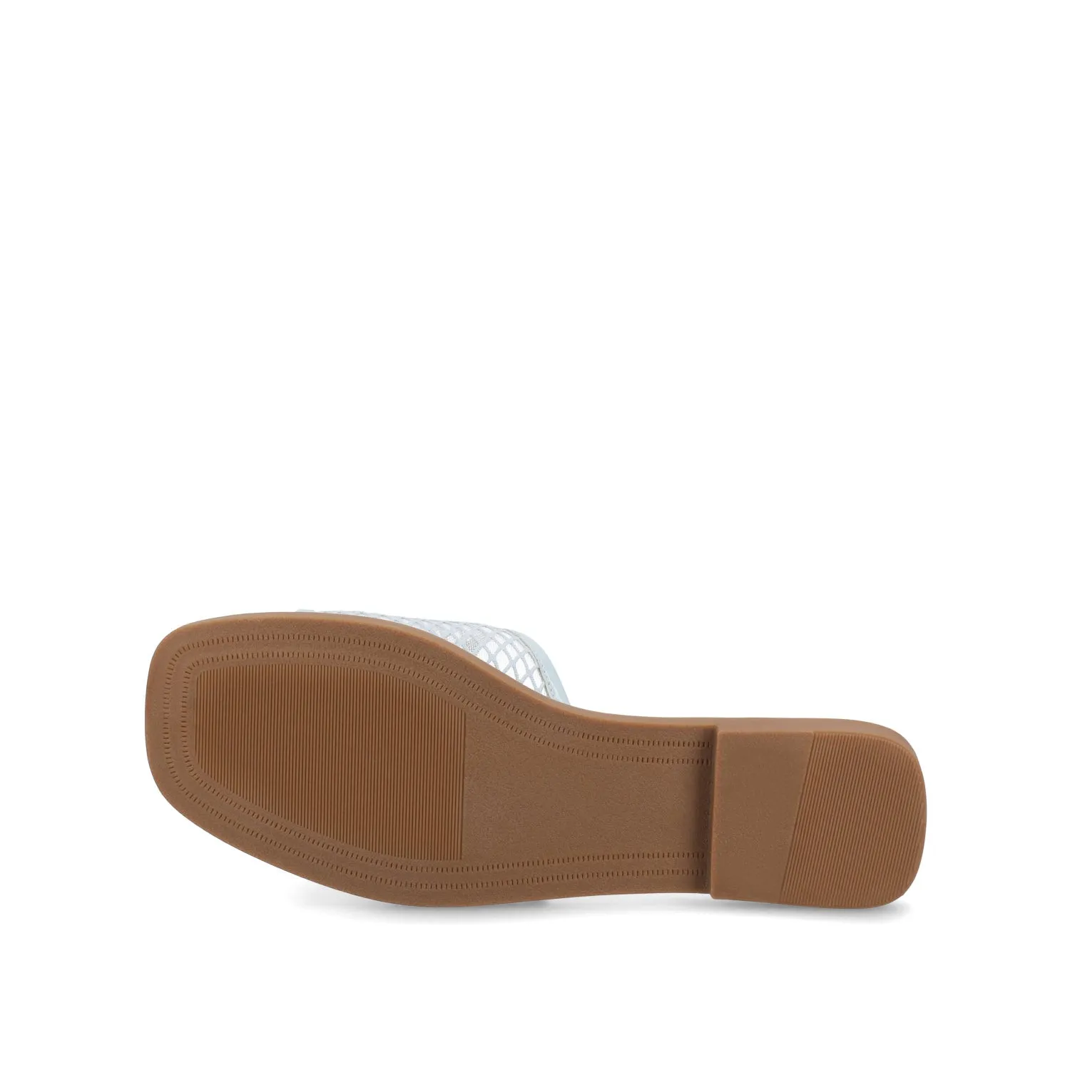 BRECKLEY SLIDE SANDALS IN MESH slow pace