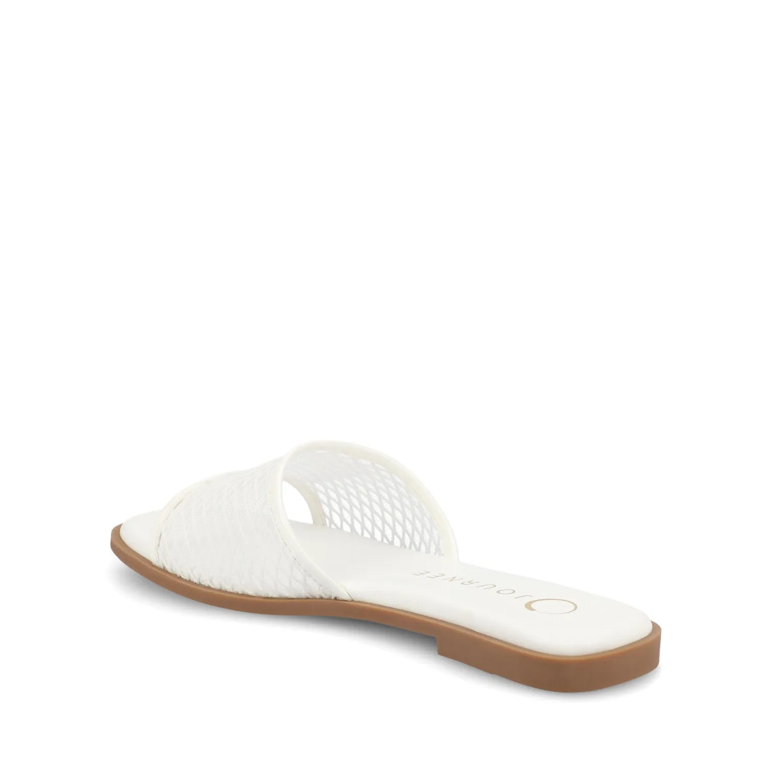 BRECKLEY SLIDE SANDALS IN MESH slow pace