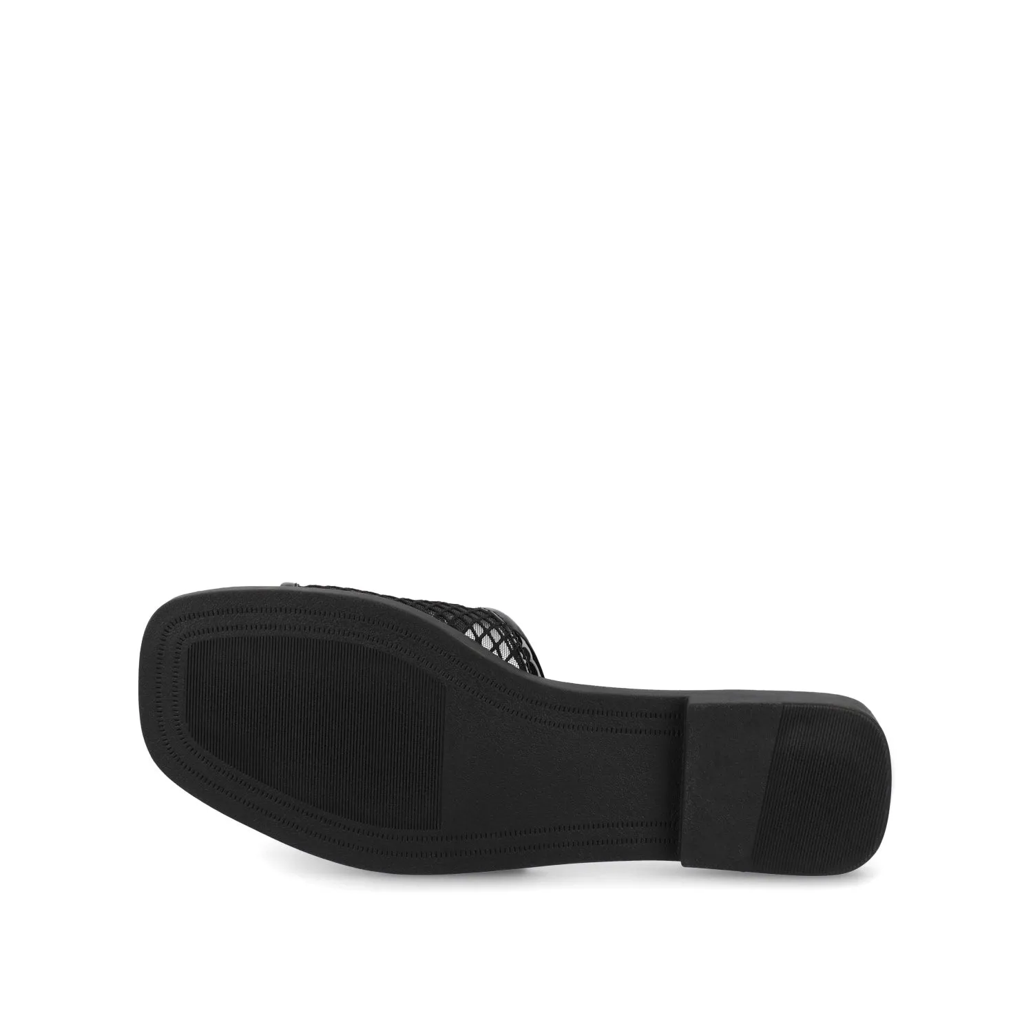 BRECKLEY SLIDE SANDALS IN MESH slow pace