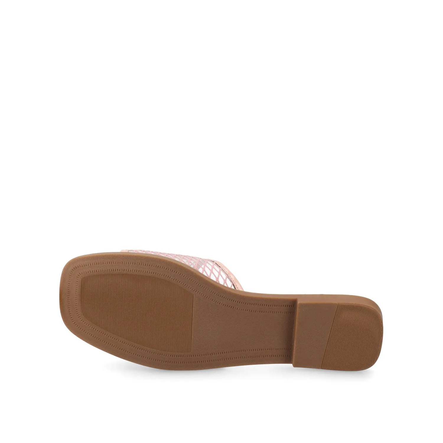 BRECKLEY SLIDE SANDALS IN MESH slow pace