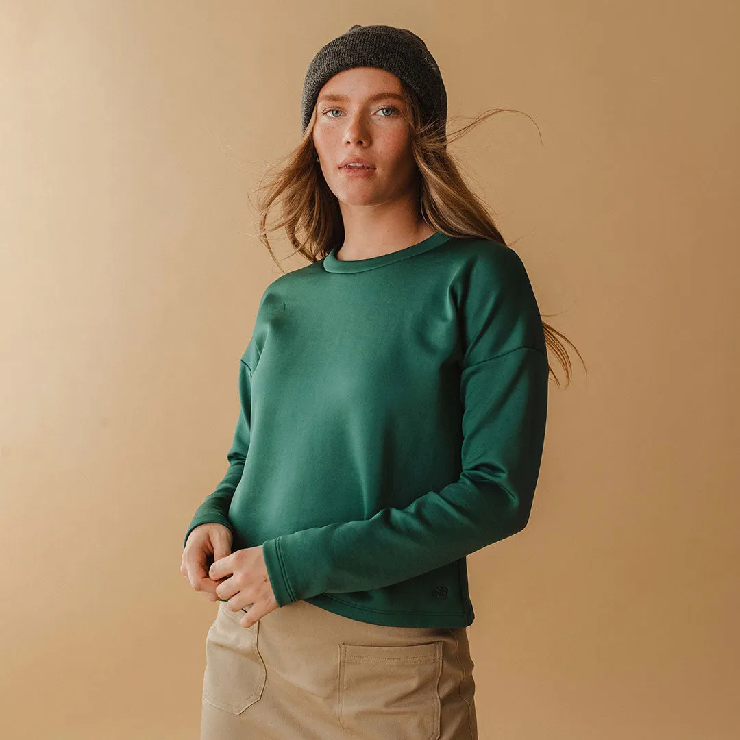 Brighton Pullover, Emerald teen pick