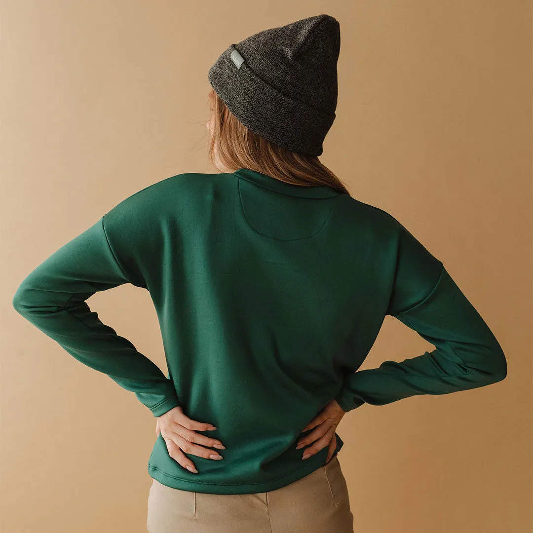 Brighton Pullover, Emerald teen pick