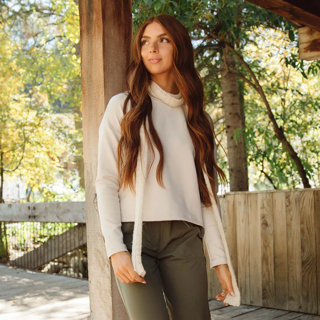 Brighton Pullover, Stone sleep vibe