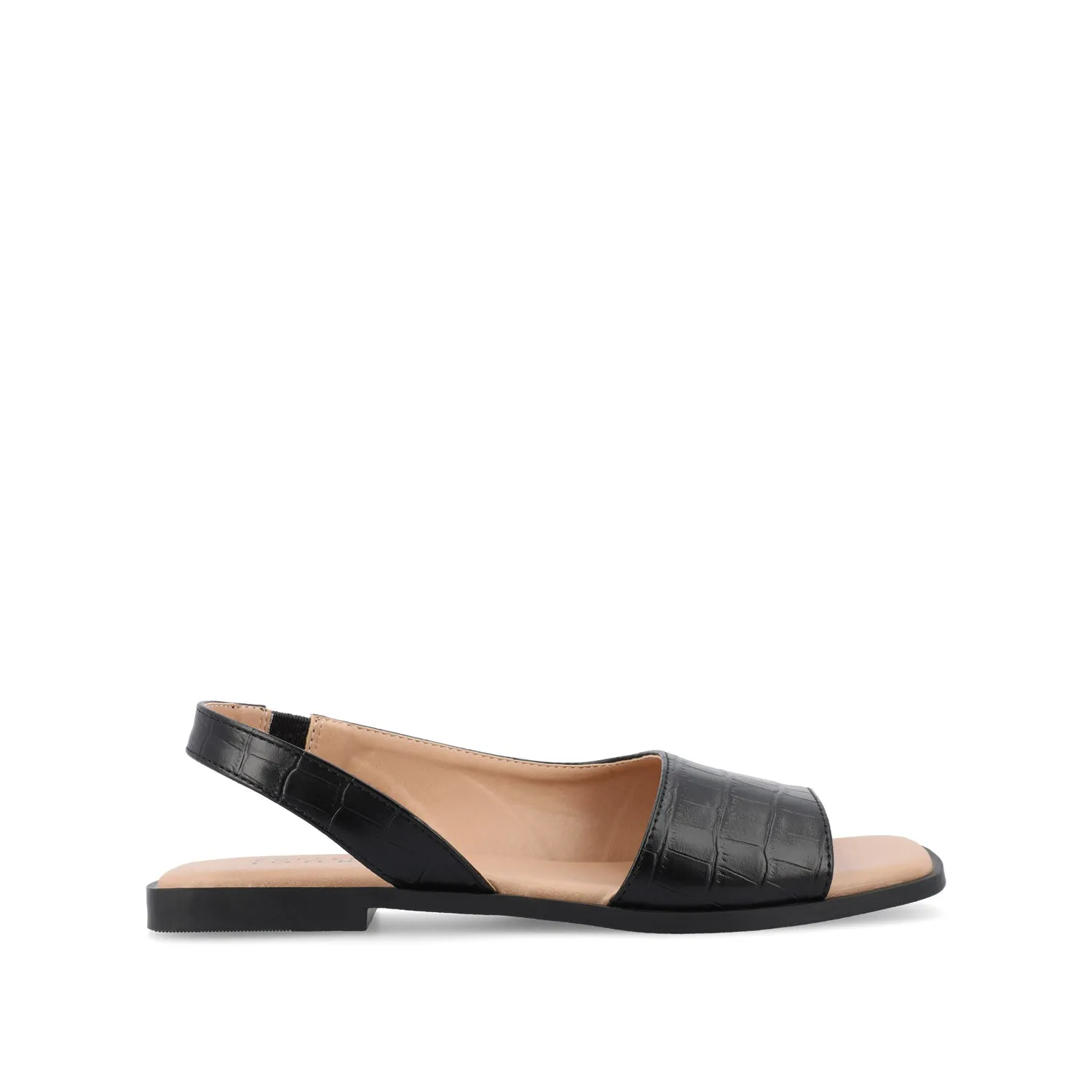 BRINSLEY CUTOUT SANDALS IN CROCO tall girl