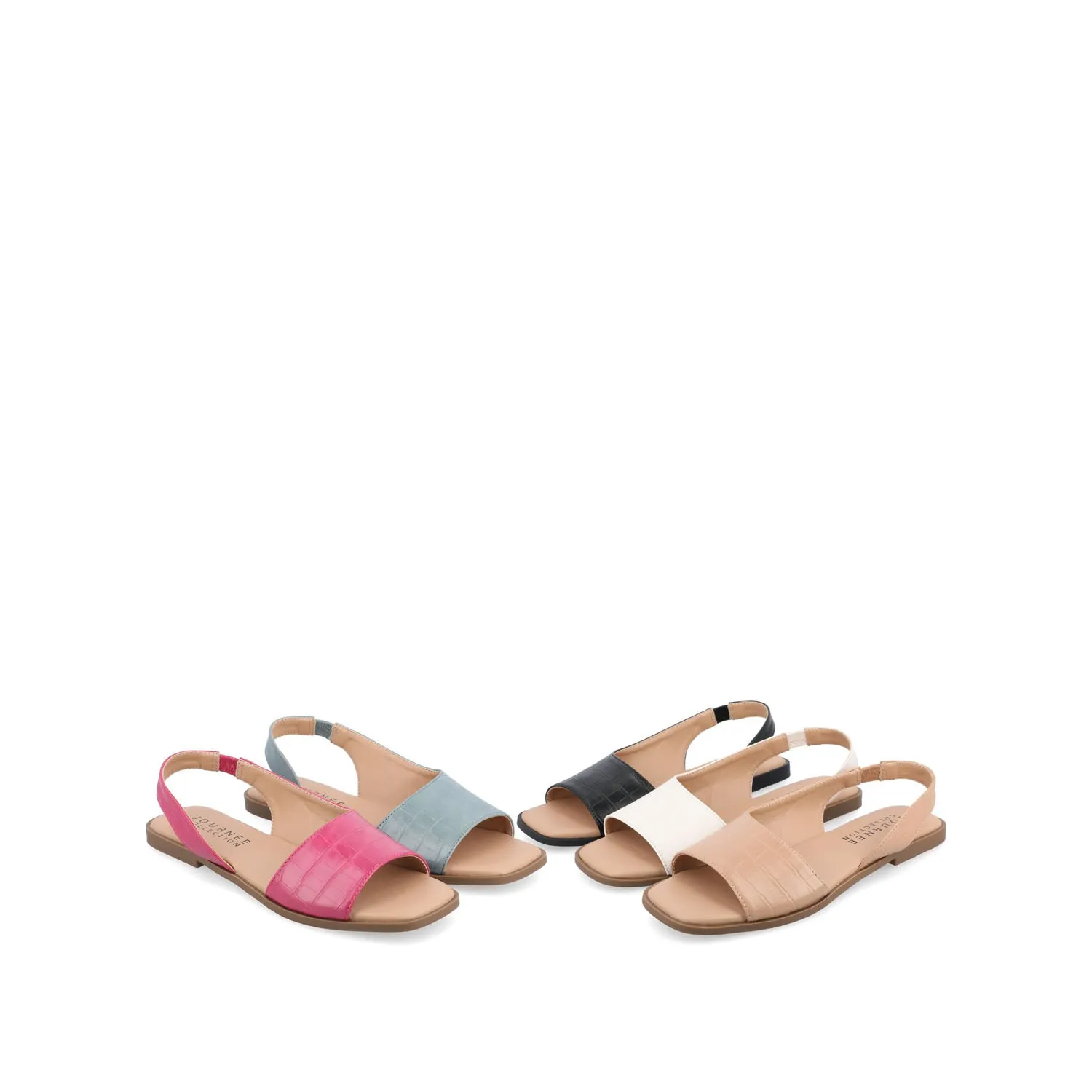 BRINSLEY CUTOUT SANDALS IN CROCO tall girl
