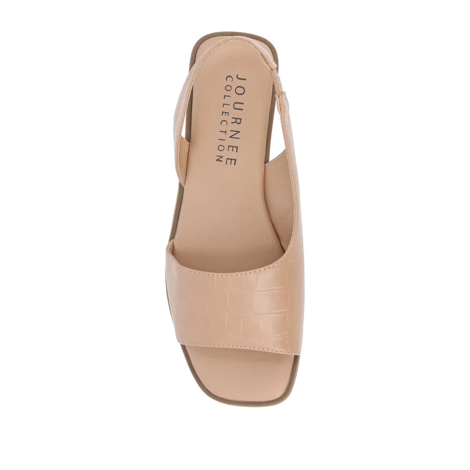 BRINSLEY CUTOUT SANDALS IN CROCO tall girl