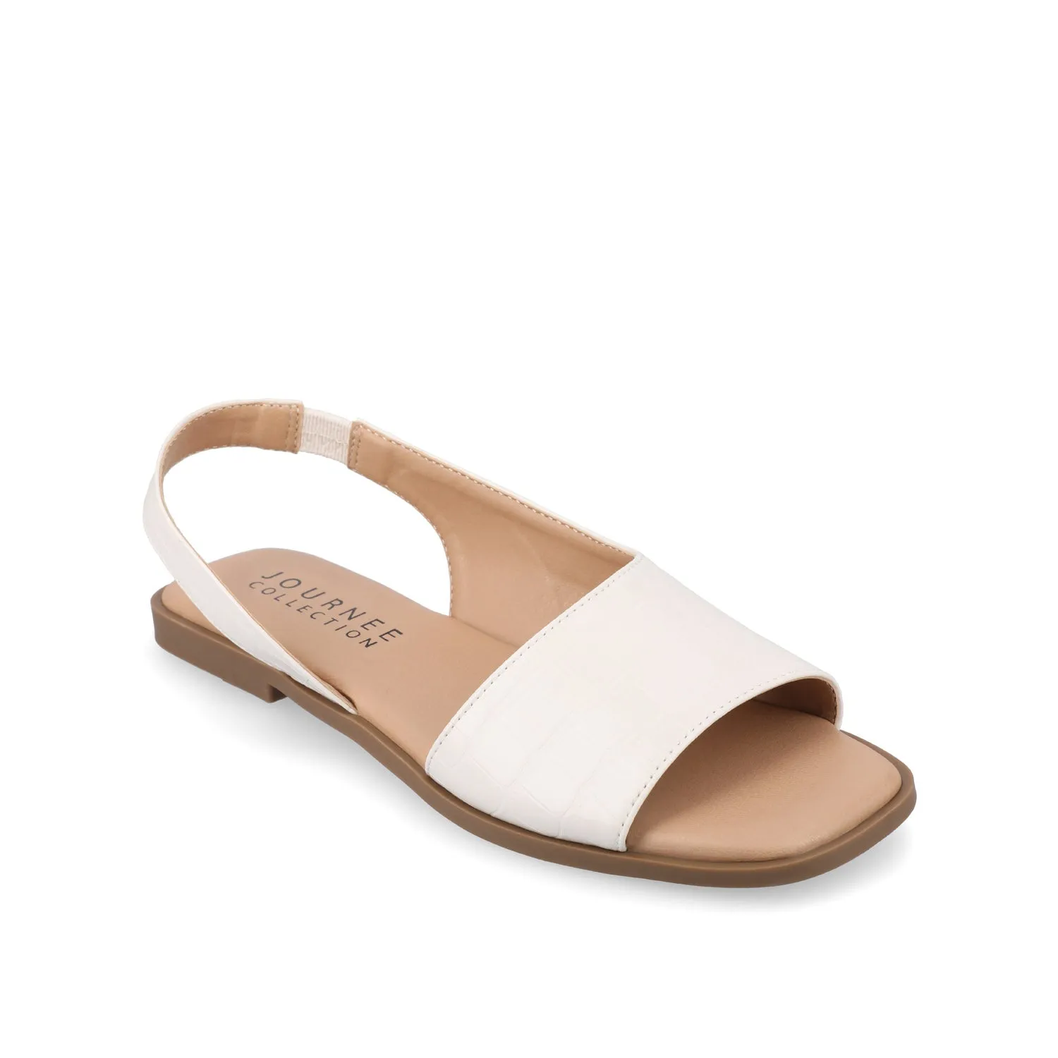 BRINSLEY CUTOUT SANDALS IN CROCO tall girl