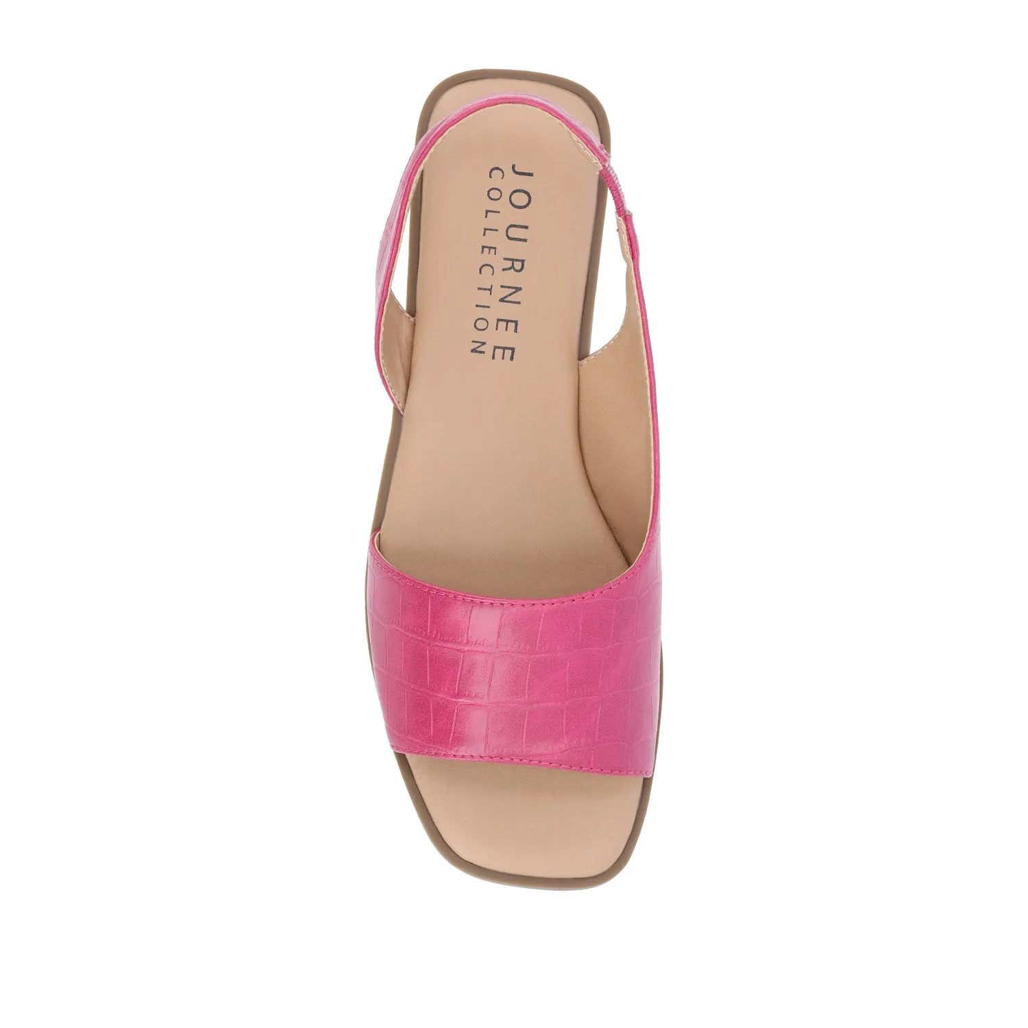 BRINSLEY CUTOUT SANDALS IN CROCO tall girl