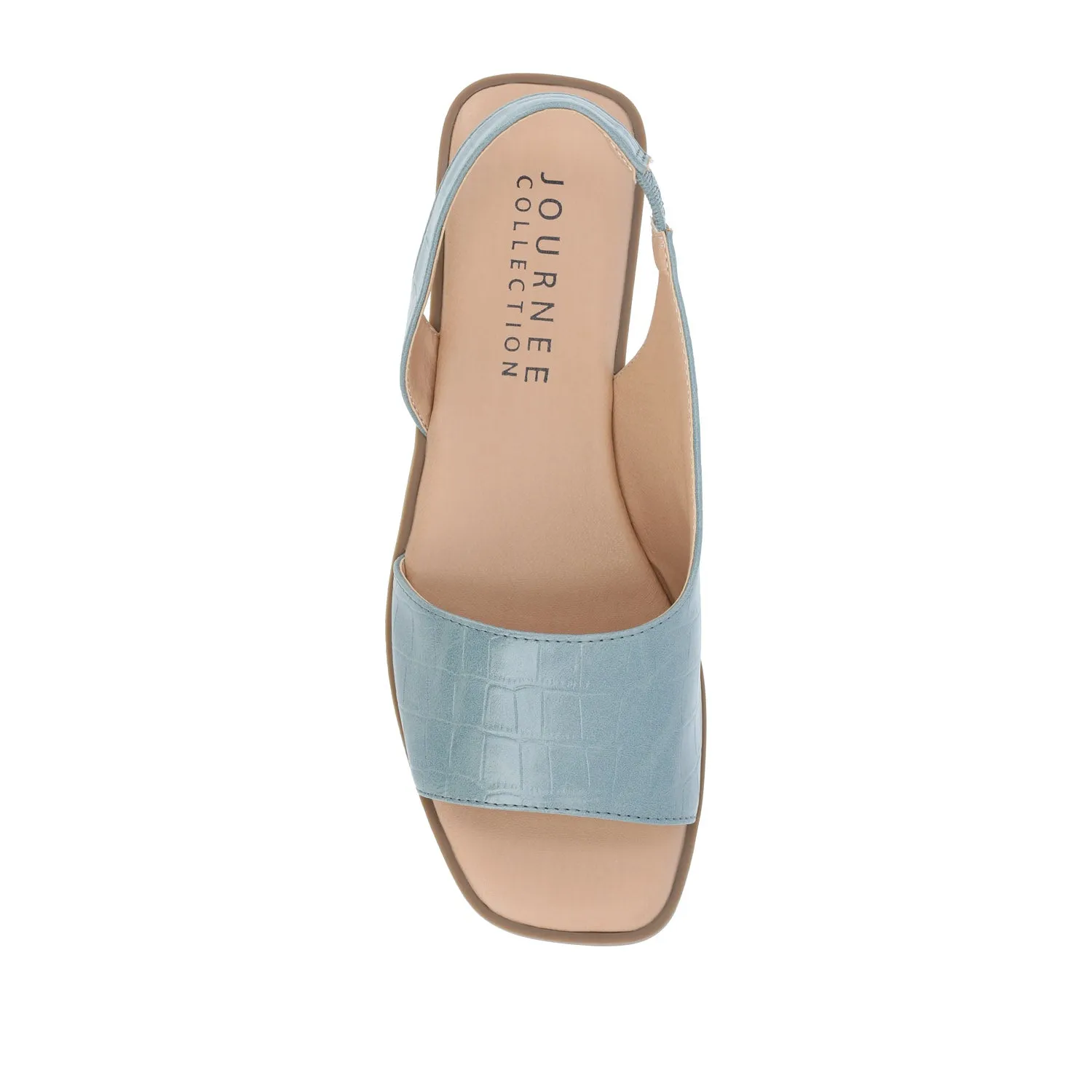 BRINSLEY CUTOUT SANDALS IN CROCO tall girl