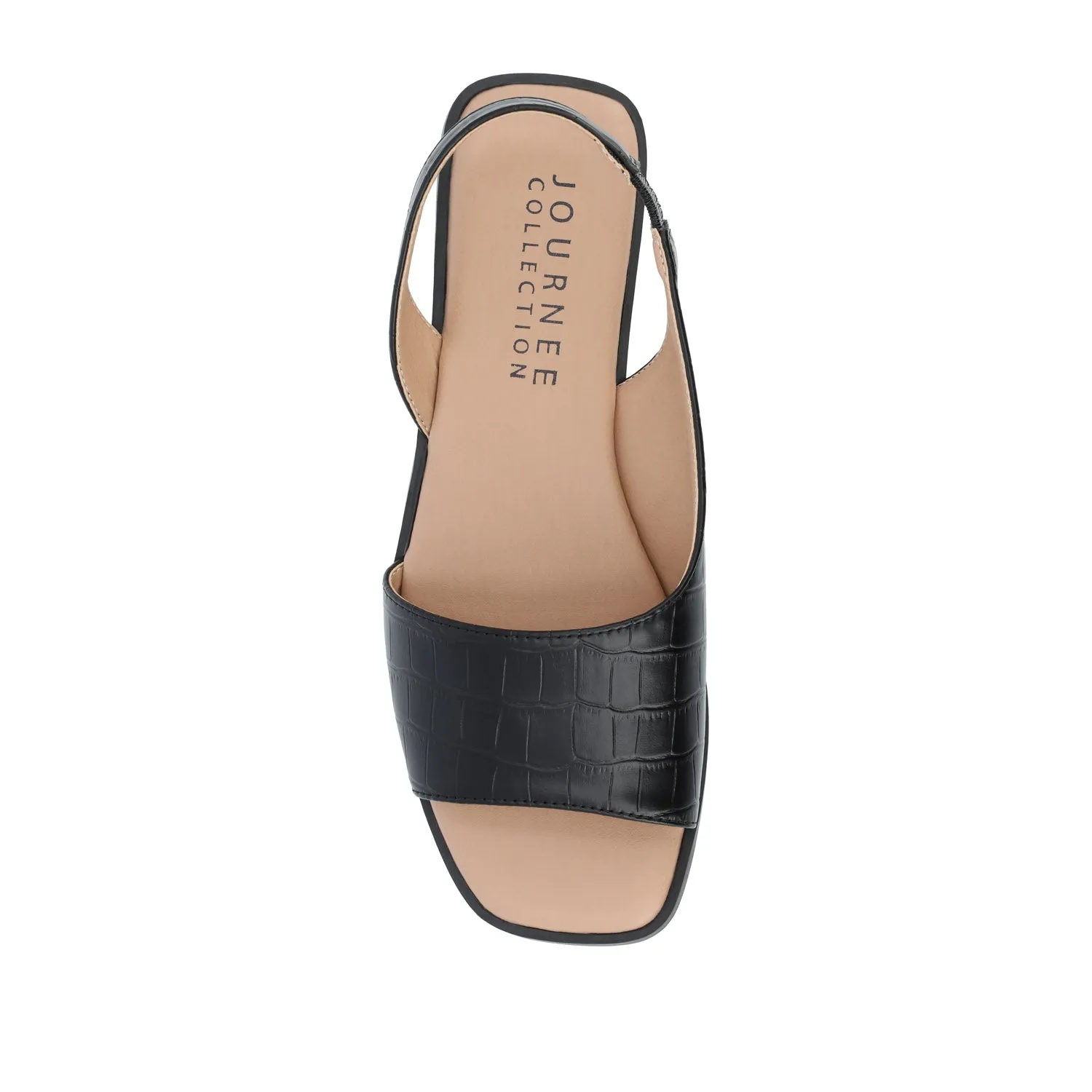BRINSLEY CUTOUT SANDALS IN CROCO tall girl