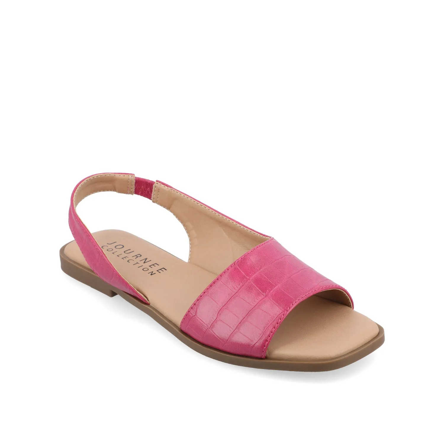 BRINSLEY CUTOUT SANDALS IN CROCO tall girl