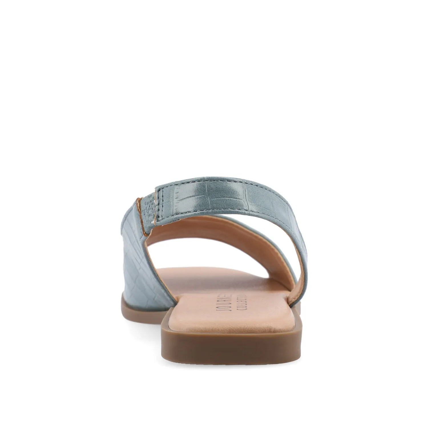 BRINSLEY CUTOUT SANDALS IN CROCO tall girl