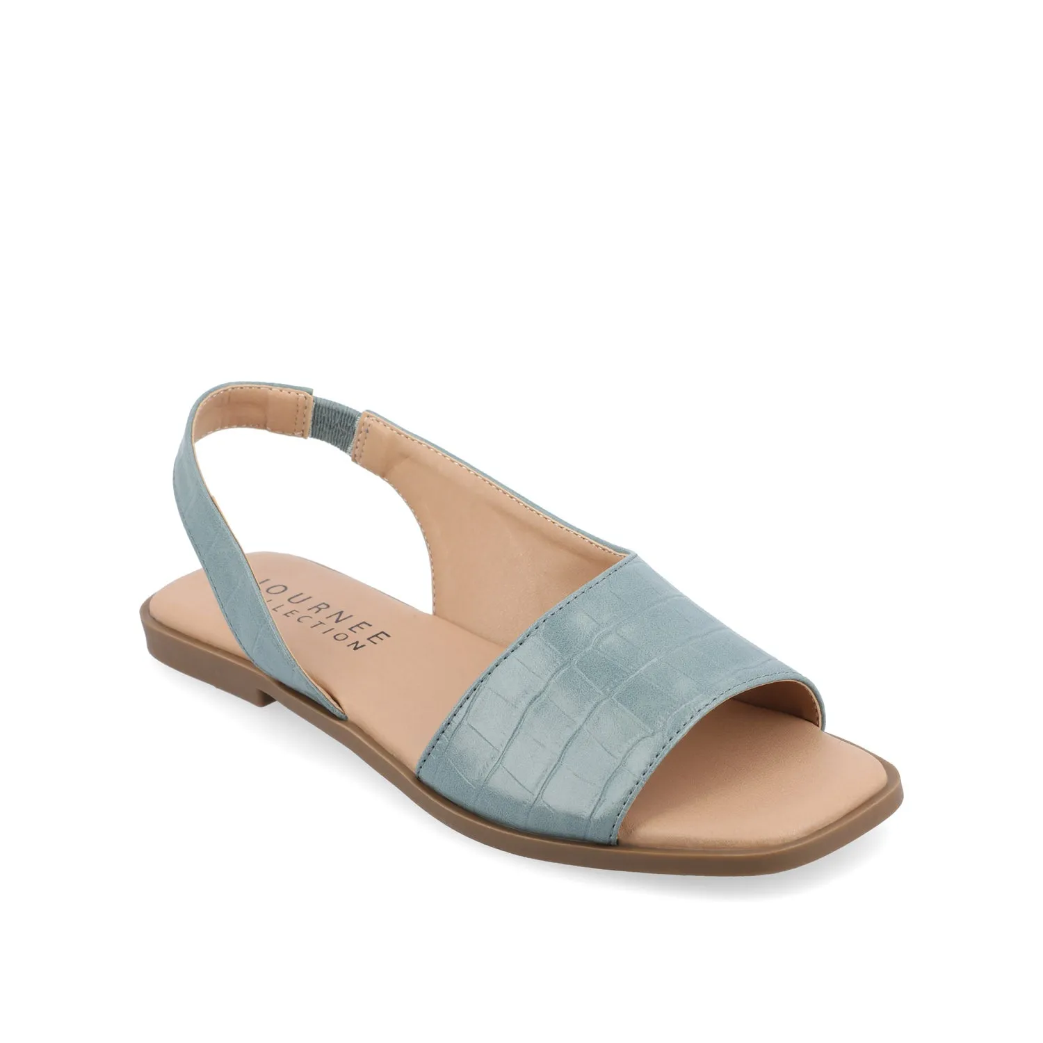 BRINSLEY CUTOUT SANDALS IN CROCO tall girl