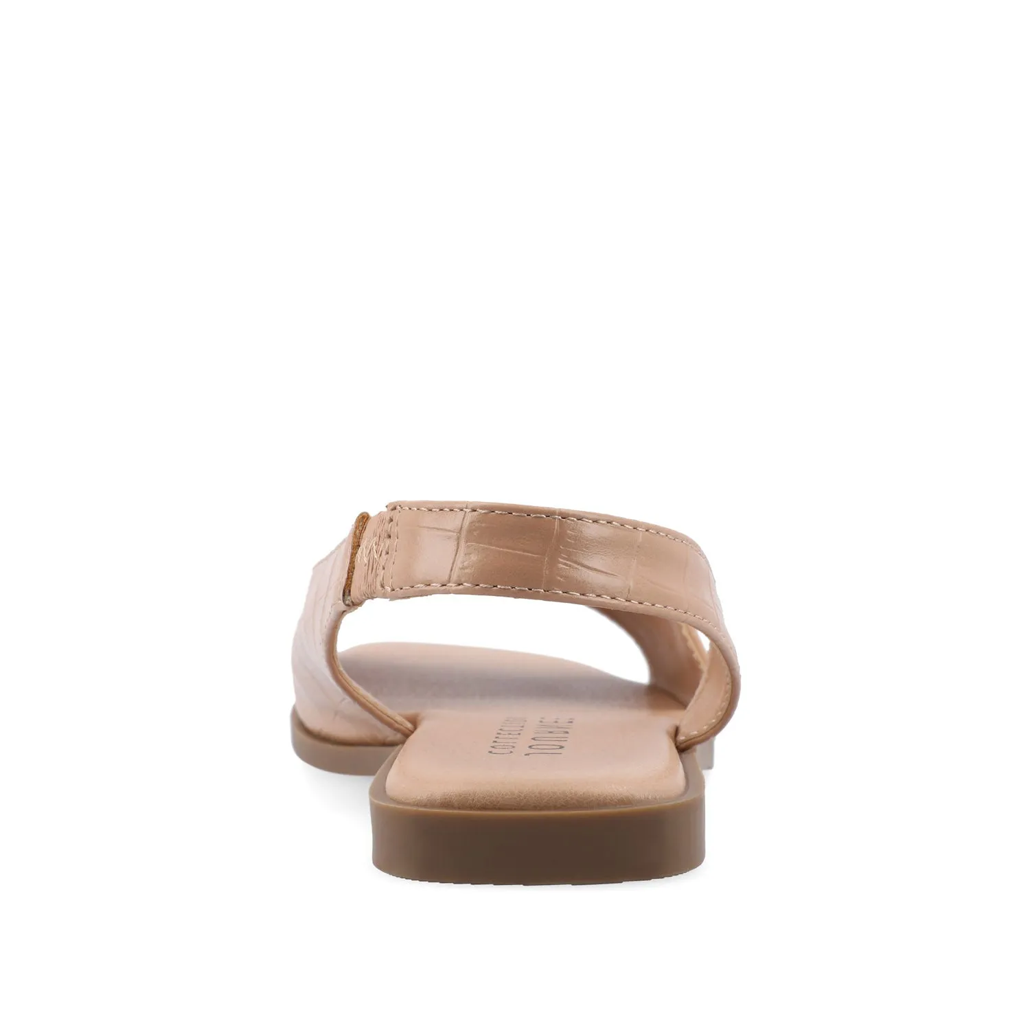 BRINSLEY CUTOUT SANDALS IN CROCO tall girl