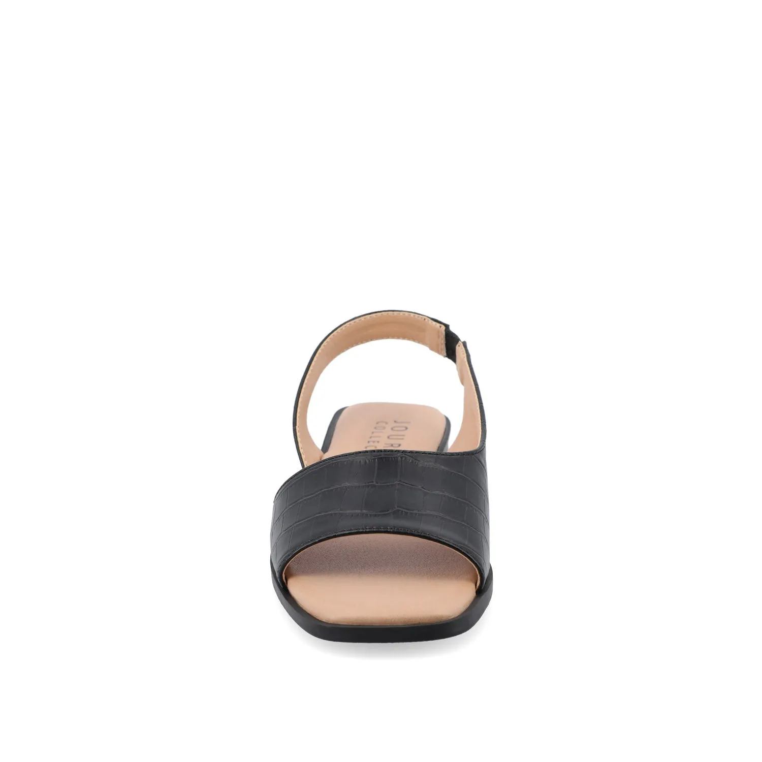 BRINSLEY CUTOUT SANDALS IN CROCO tall girl