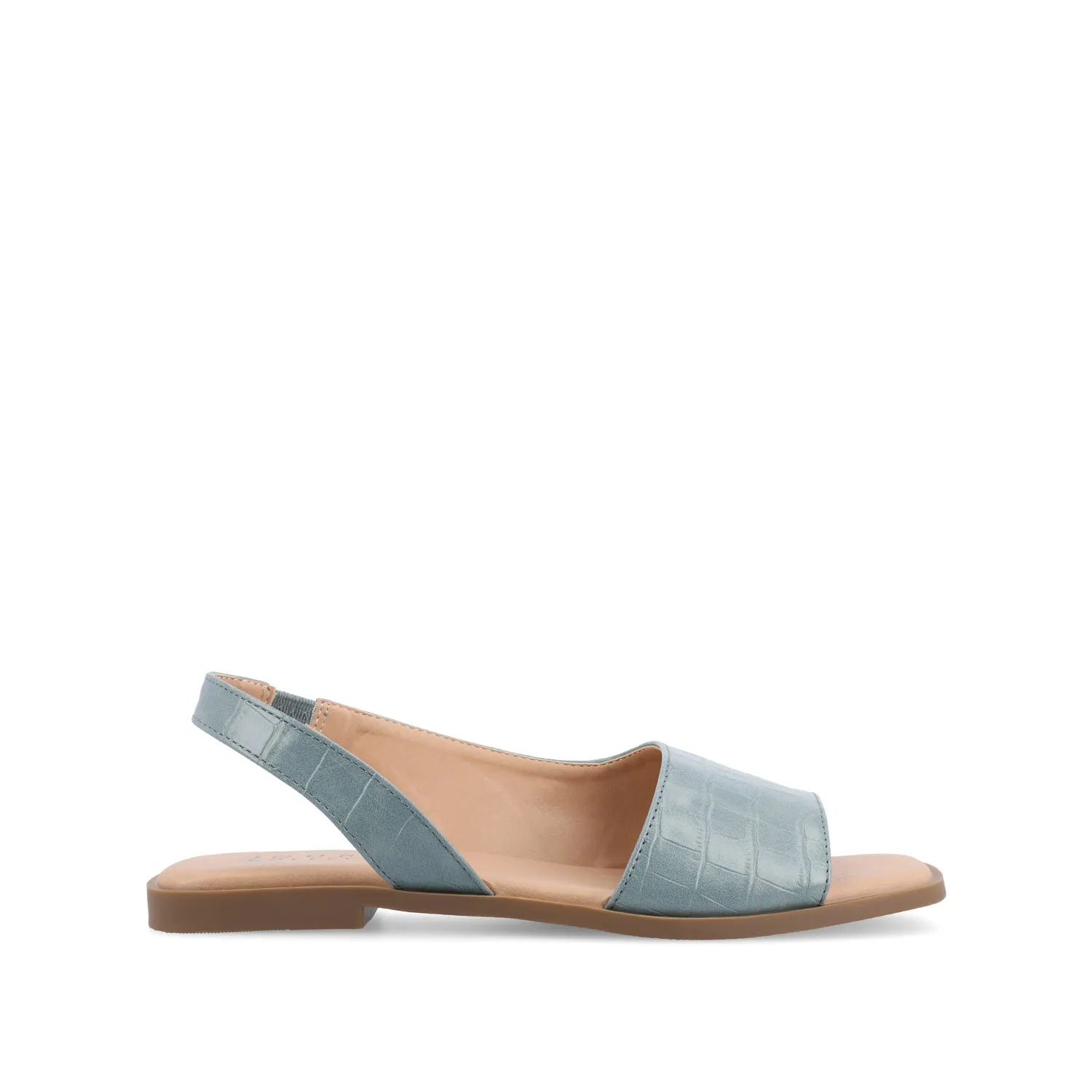 BRINSLEY CUTOUT SANDALS IN CROCO tall girl
