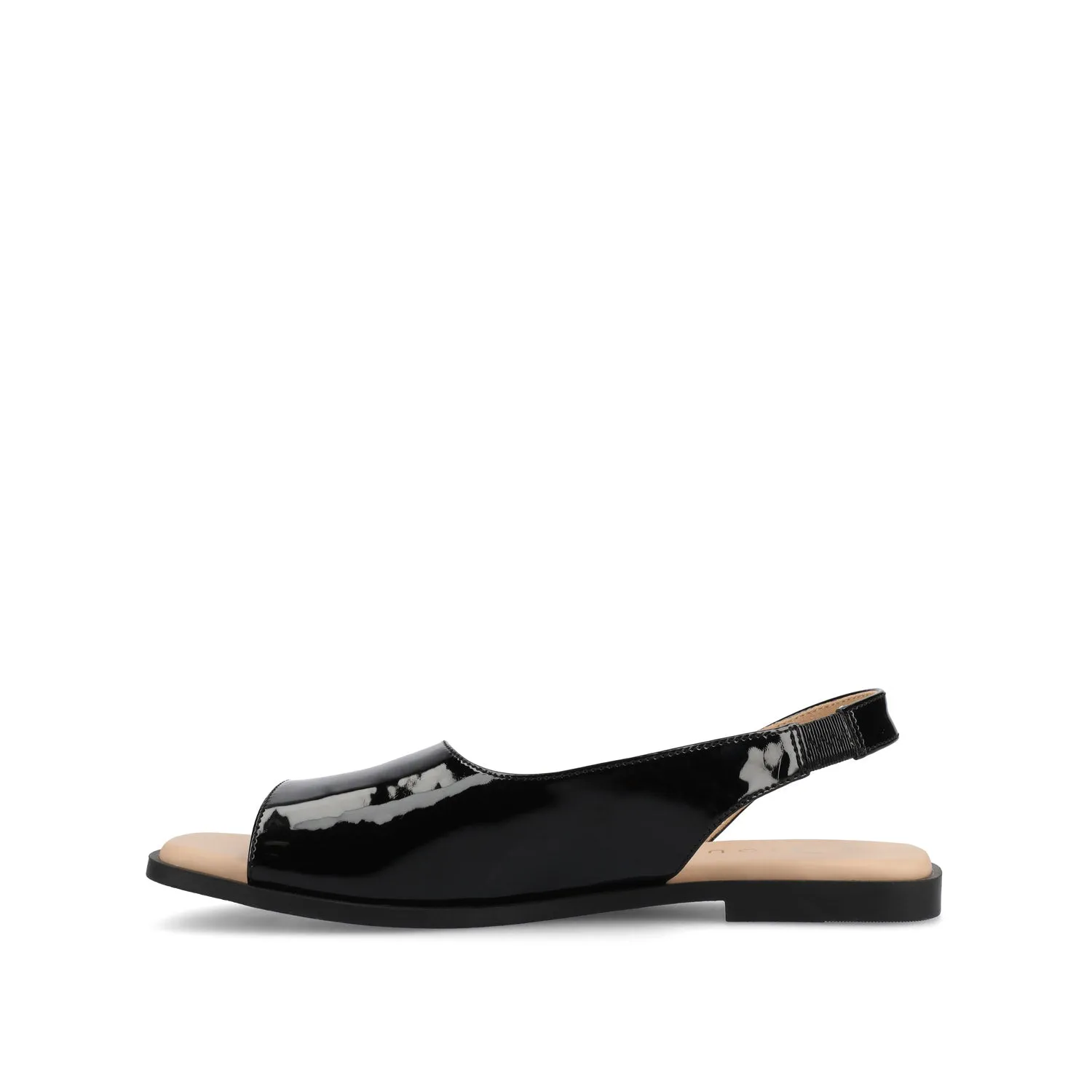 BRINSLEY CUTOUT SANDALS IN PATENT off time