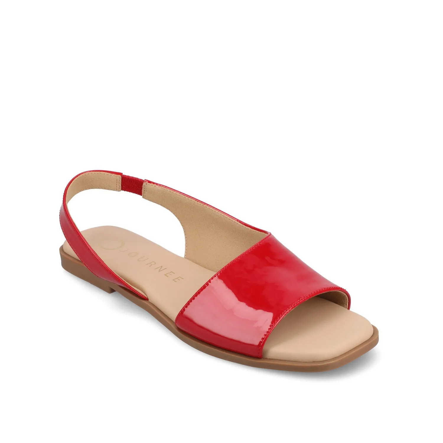 BRINSLEY CUTOUT SANDALS IN PATENT off time