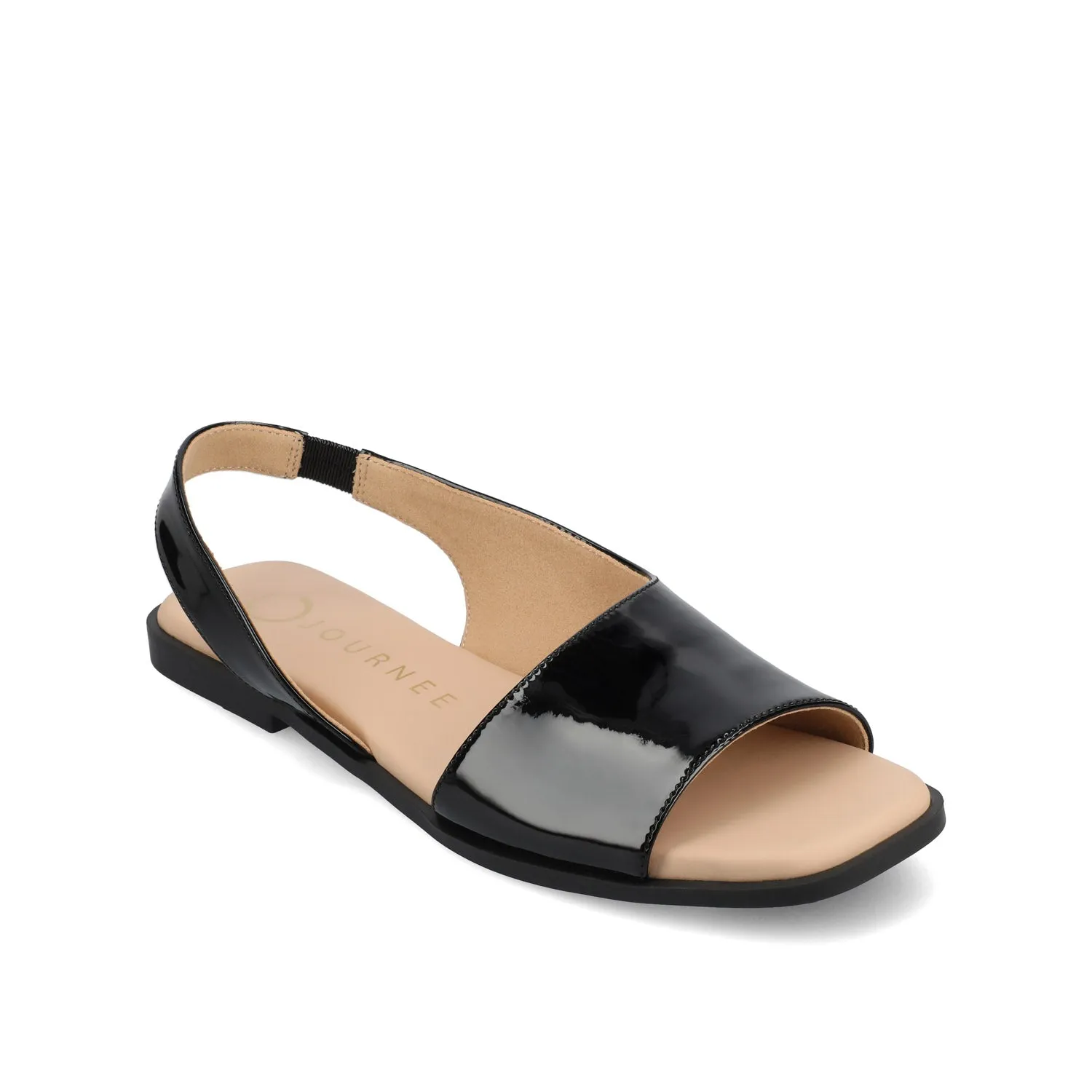 BRINSLEY CUTOUT SANDALS IN PATENT off time
