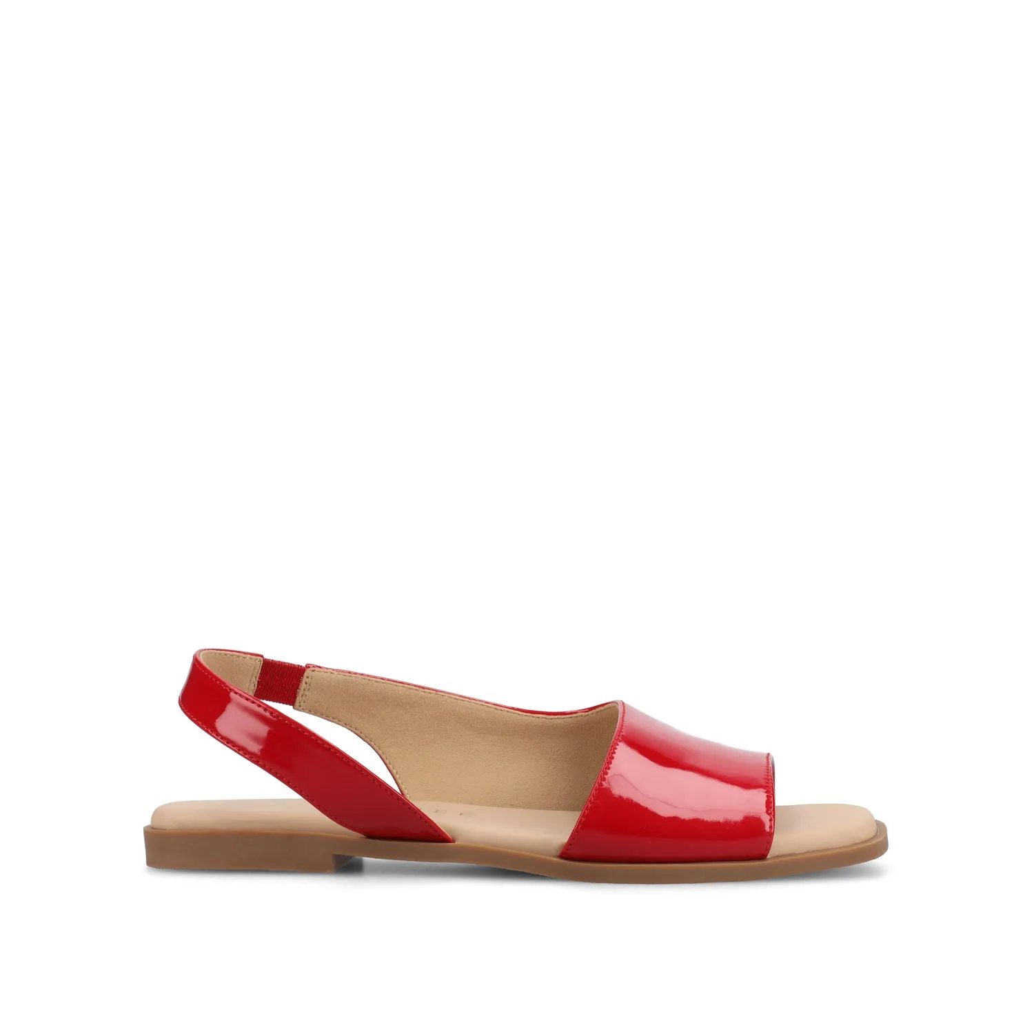 BRINSLEY CUTOUT SANDALS IN PATENT off time
