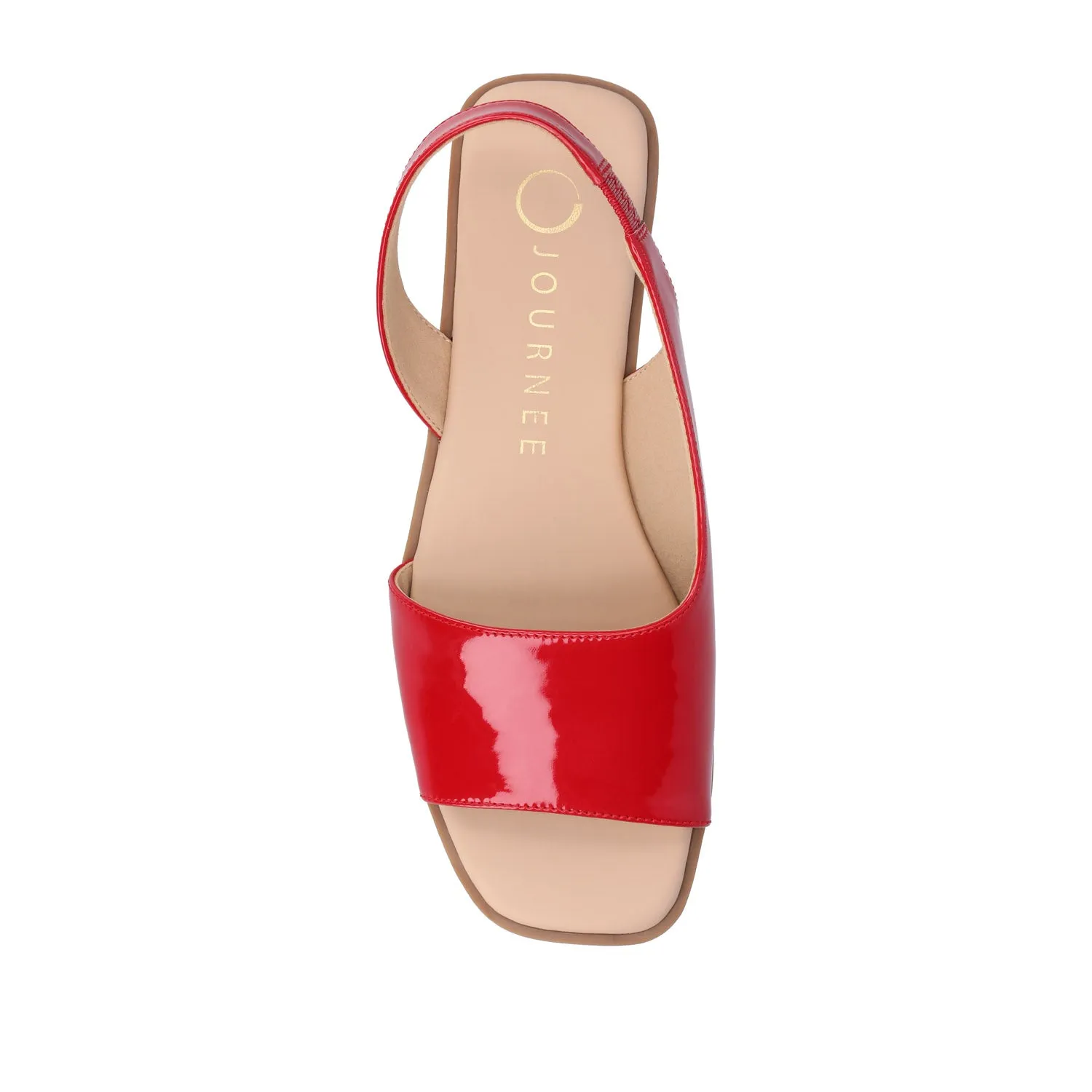 BRINSLEY CUTOUT SANDALS IN PATENT off time