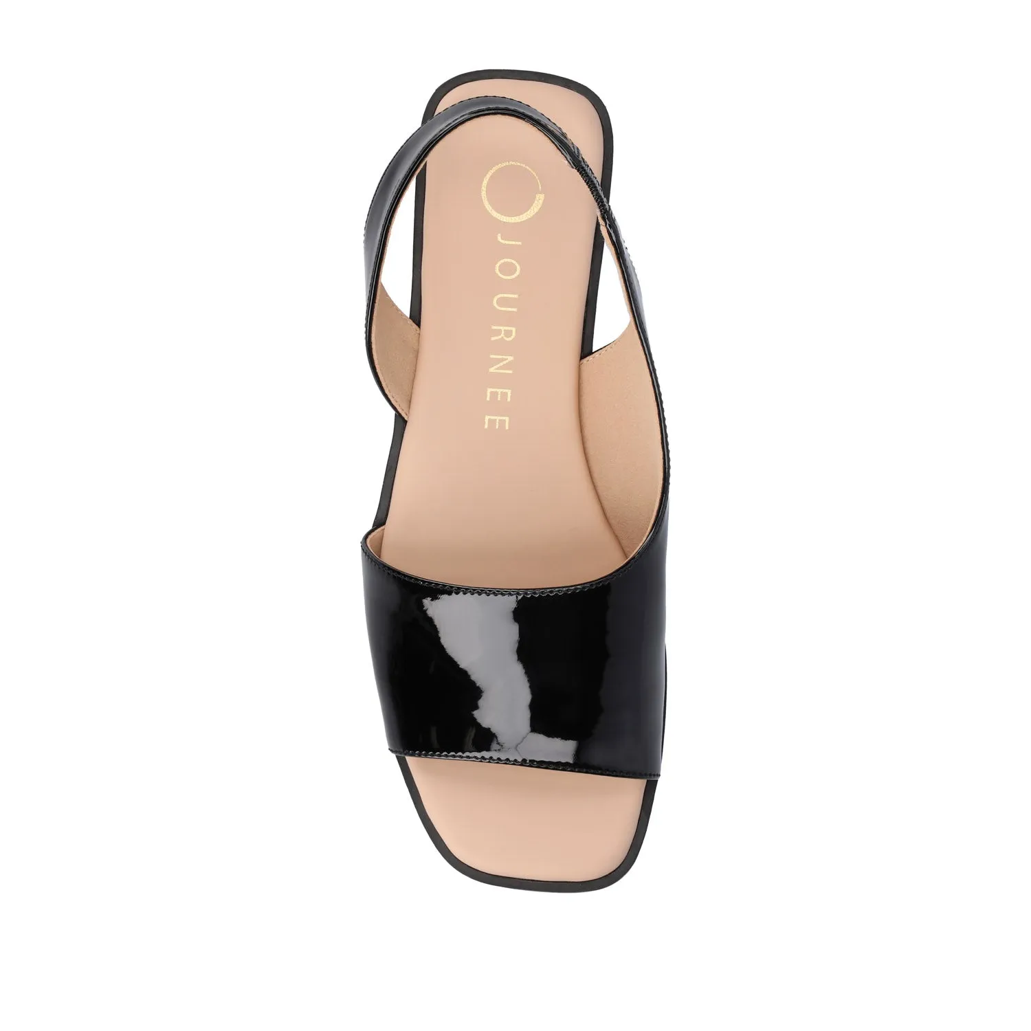 BRINSLEY CUTOUT SANDALS IN PATENT off time
