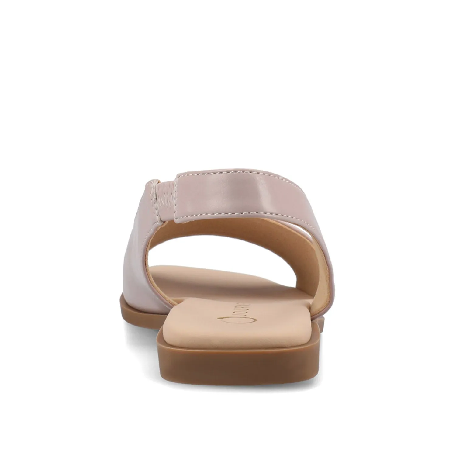 BRINSLEY FAUX LEATHER SANDALS IN WIDE smooth feel