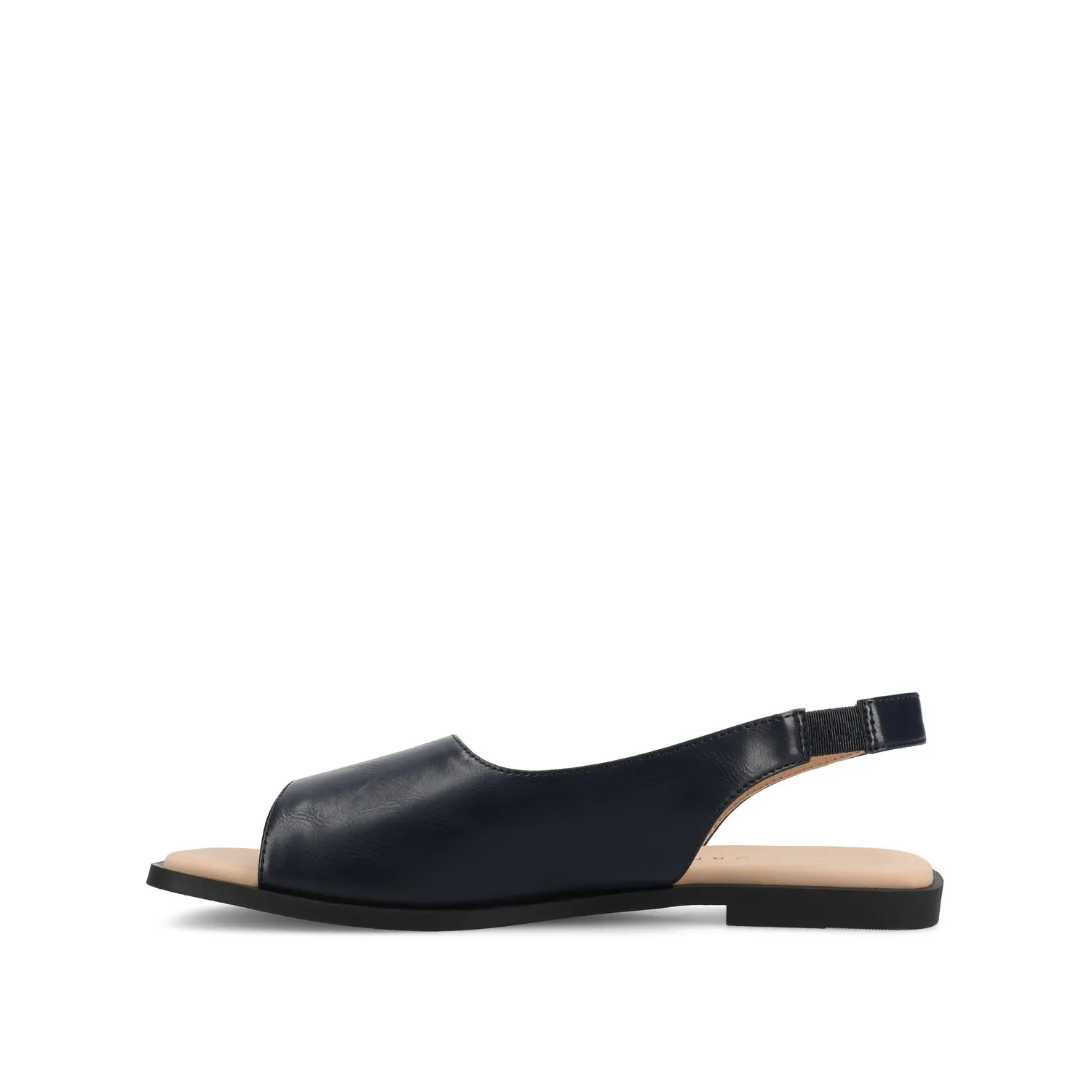 BRINSLEY FAUX LEATHER SANDALS IN WIDE smooth feel