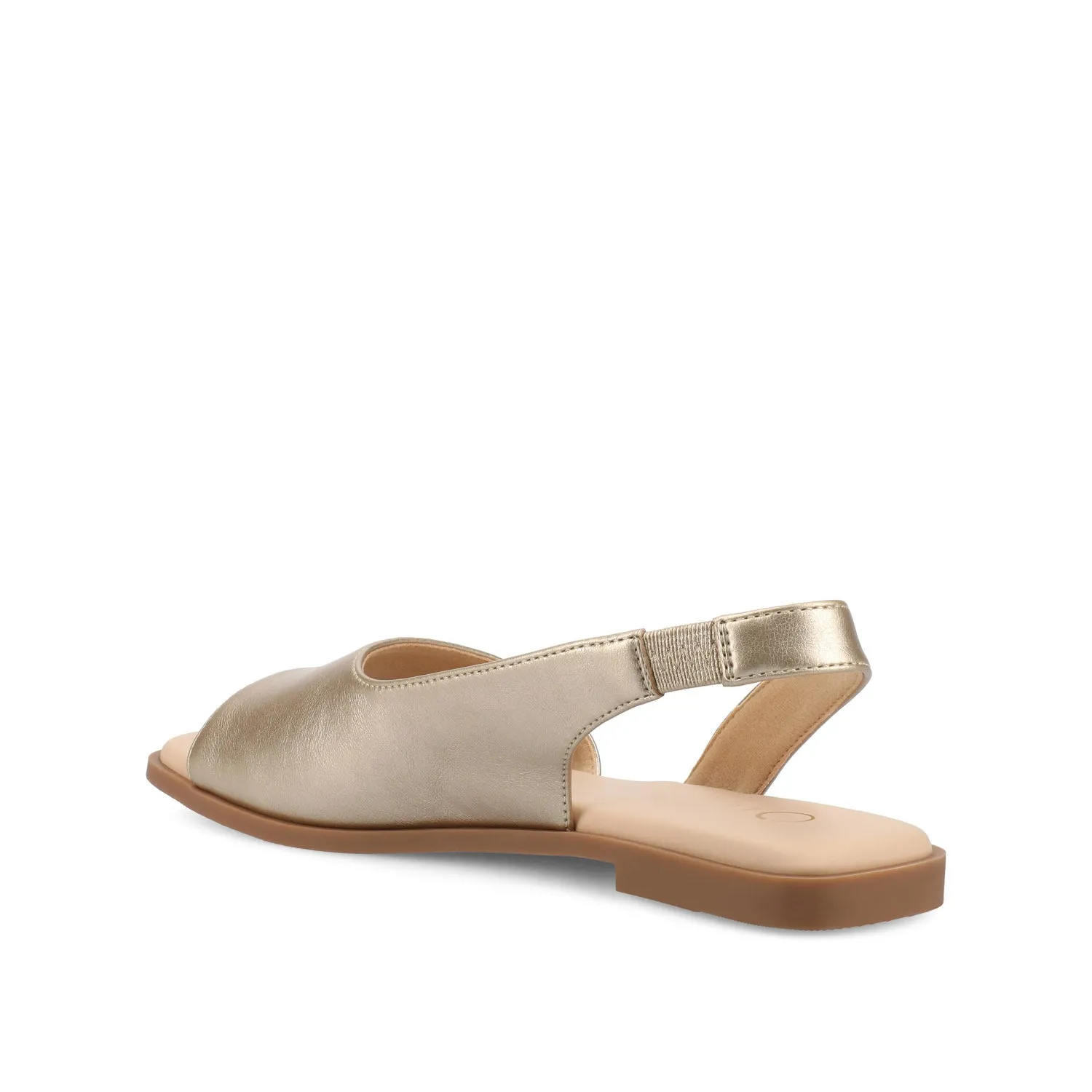 BRINSLEY FAUX LEATHER SANDALS IN WIDE smooth feel