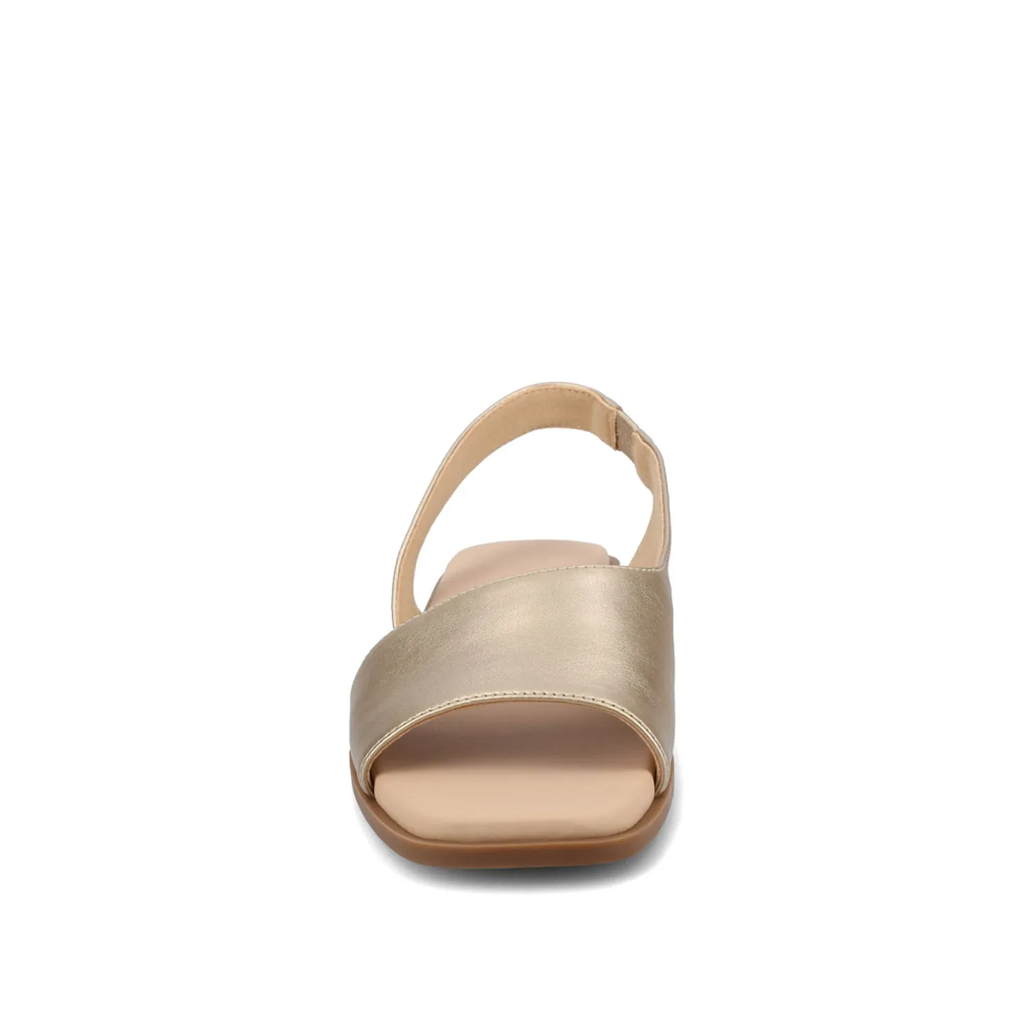 BRINSLEY FAUX LEATHER SANDALS IN WIDE smooth feel