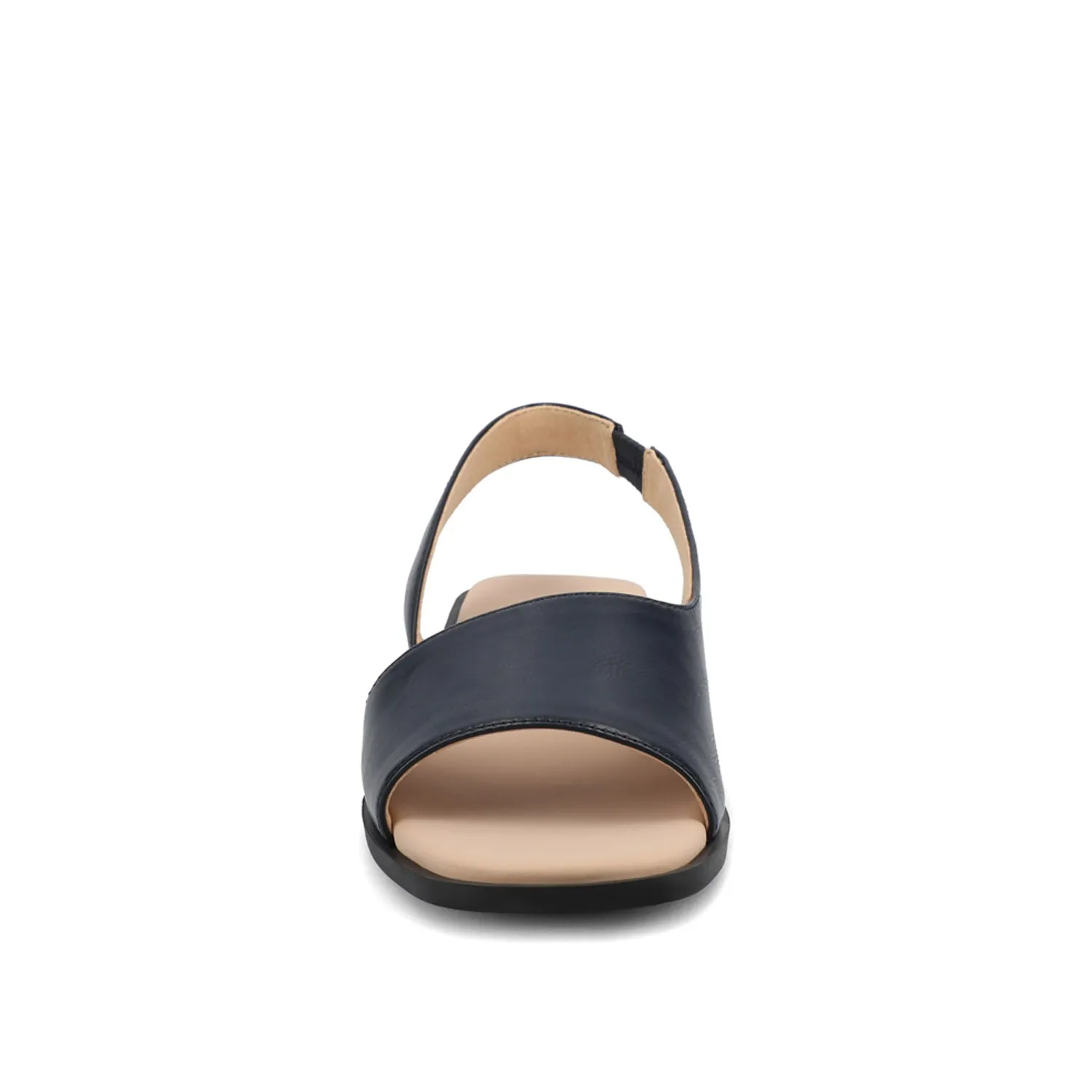 BRINSLEY FAUX LEATHER SANDALS IN WIDE smooth feel
