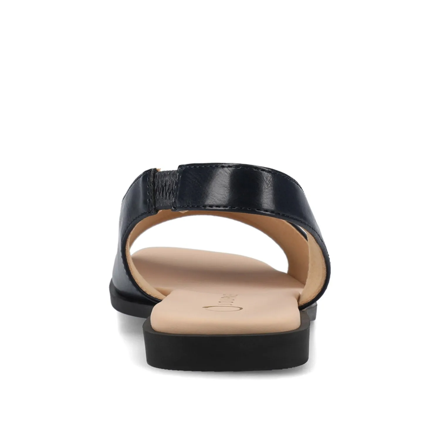BRINSLEY FAUX LEATHER SANDALS IN WIDE smooth feel