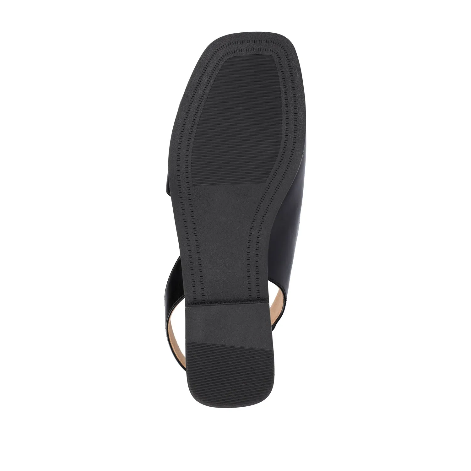 BRINSLEY FAUX LEATHER SANDALS IN WIDE smooth feel