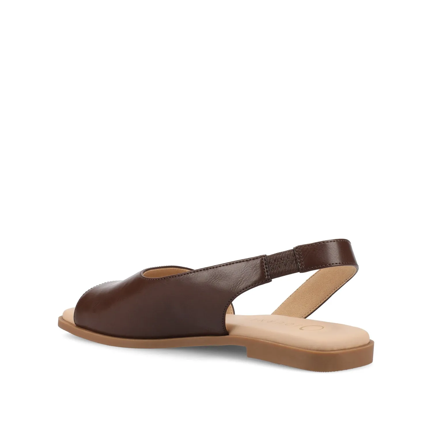 BRINSLEY FAUX LEATHER SANDALS IN WIDE smooth feel