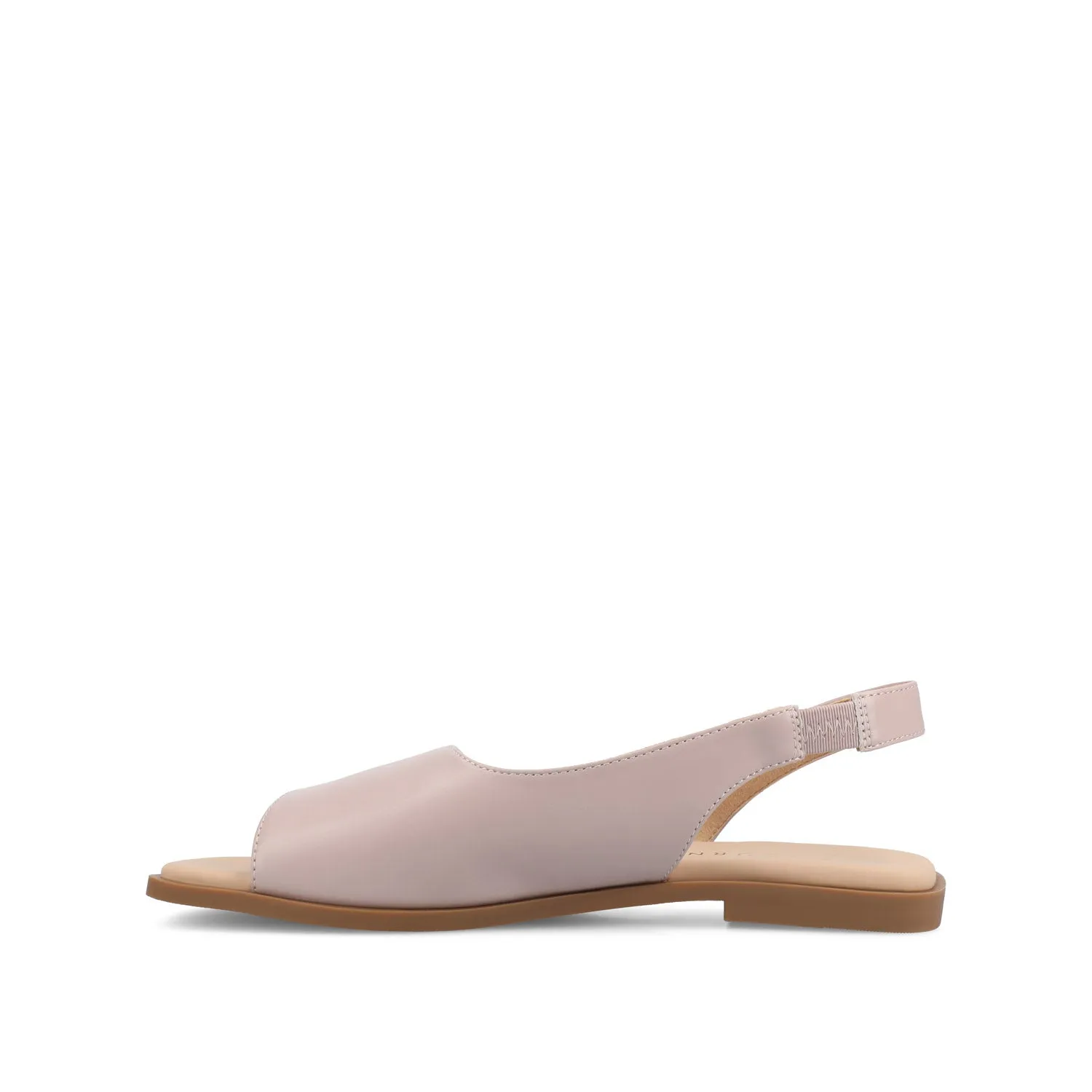 BRINSLEY FAUX LEATHER SANDALS IN WIDE smooth feel