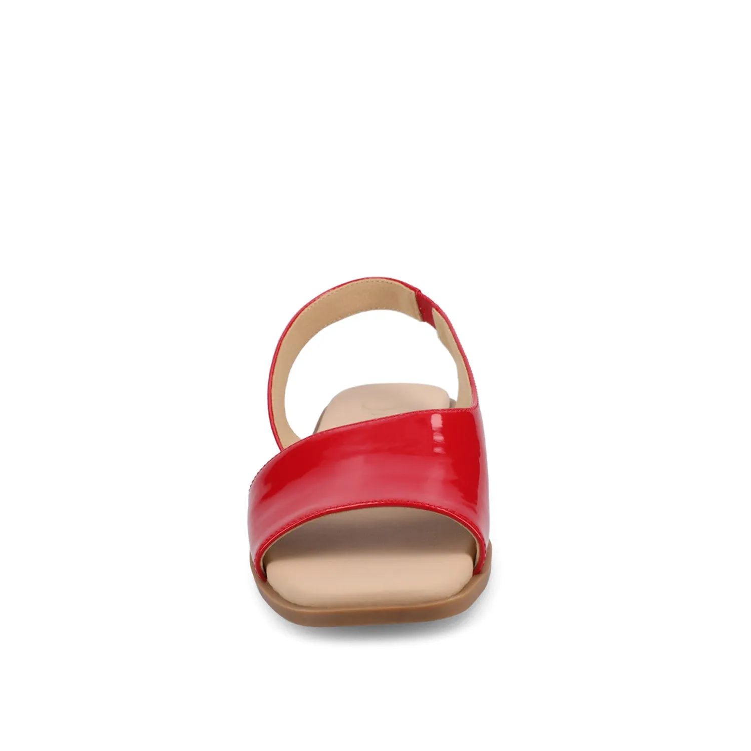 BRINSLEY PATENT SANDALS IN WIDE quick slip