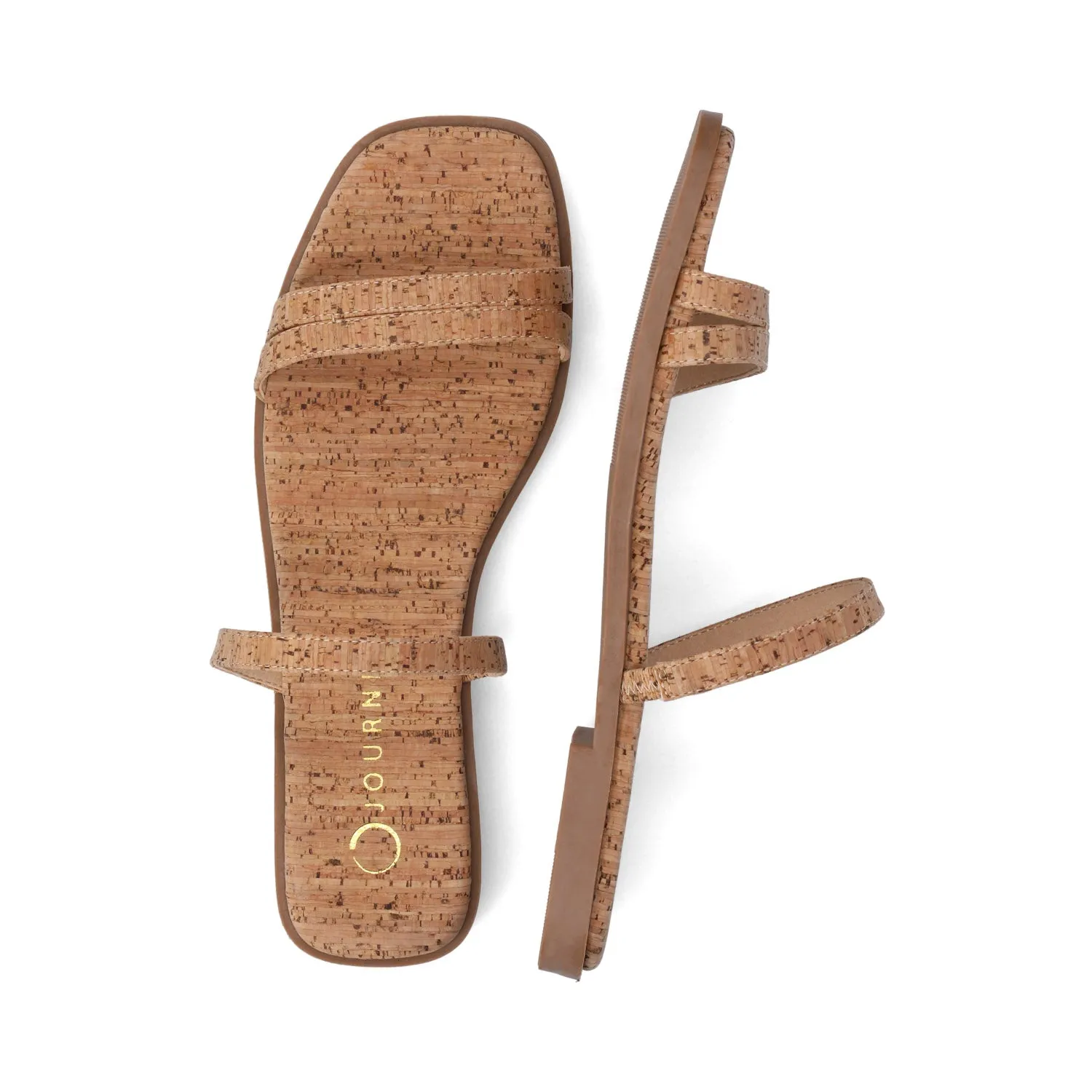BRISA MULTI STRAP SLIDE SANDALS silent time