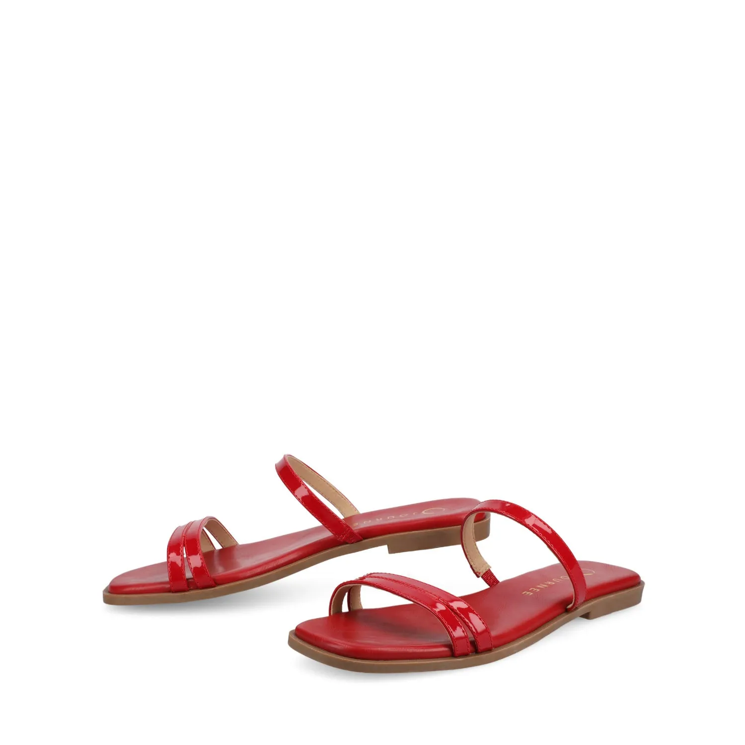 BRISA SLIDE SANDALS IN FAUX LEATHER zen feel