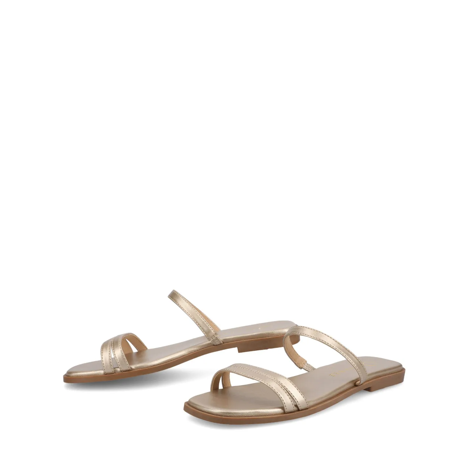 BRISA SLIDE SANDALS IN FAUX LEATHER zen feel